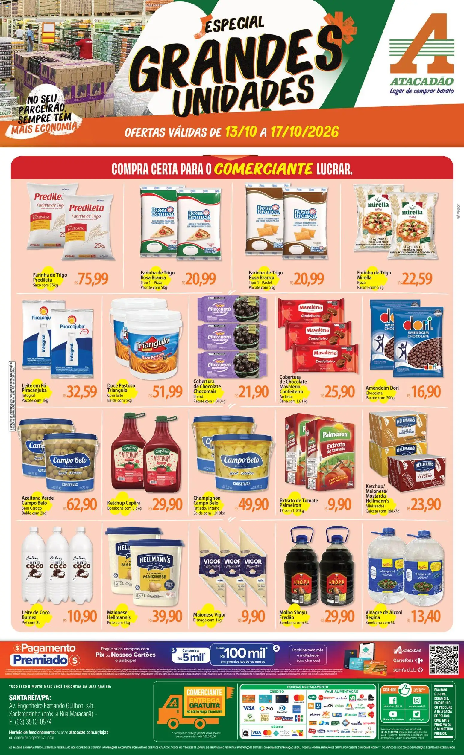 Pré-Visualização do folheto "Atacadão ofertas - PA" da loja Atacadão válido a partir de 13/10/2026