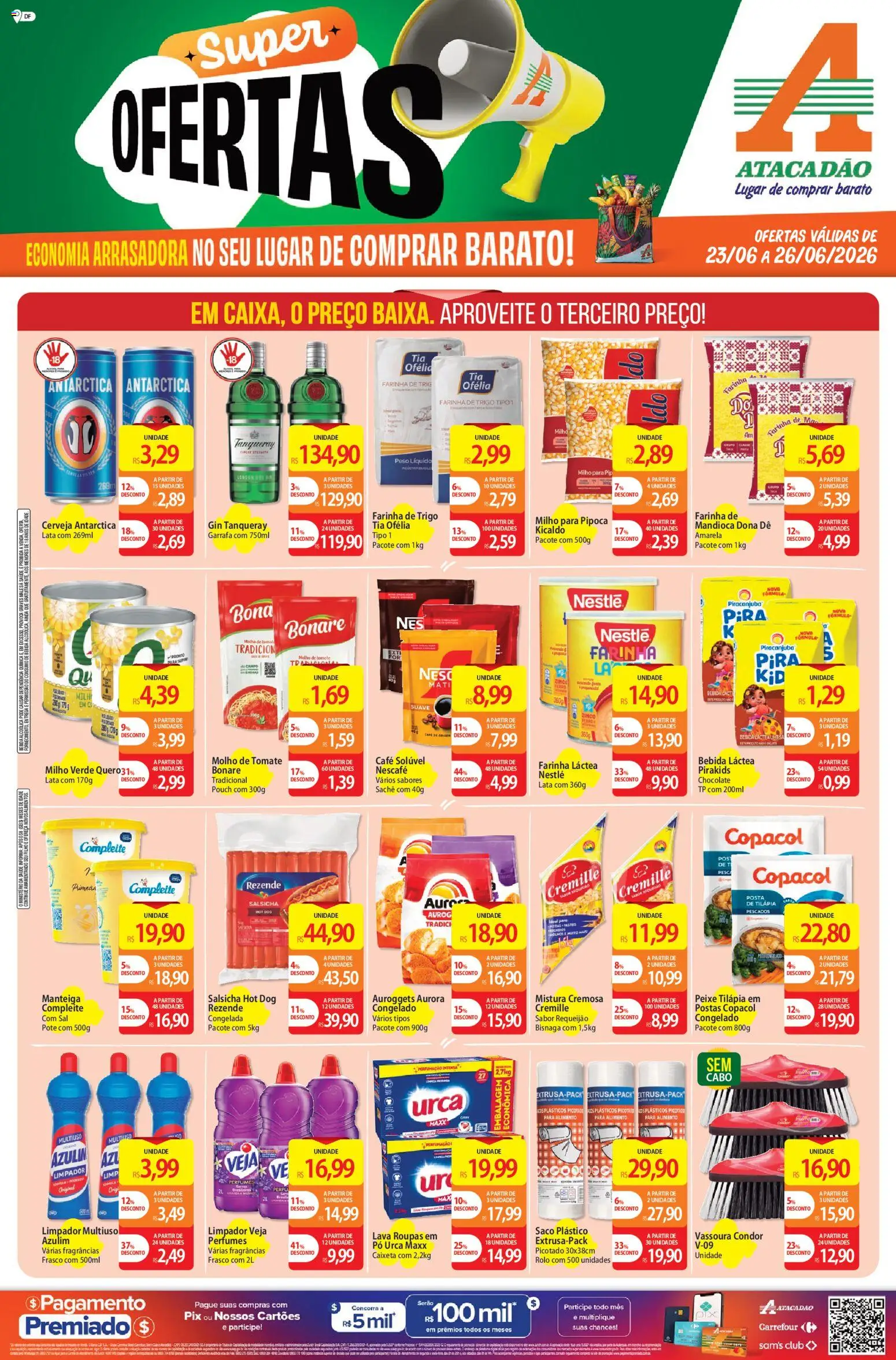 Pré-Visualização do folheto "Atacadão ofertas - DF" da loja Atacadão válido a partir de 23/06/2026