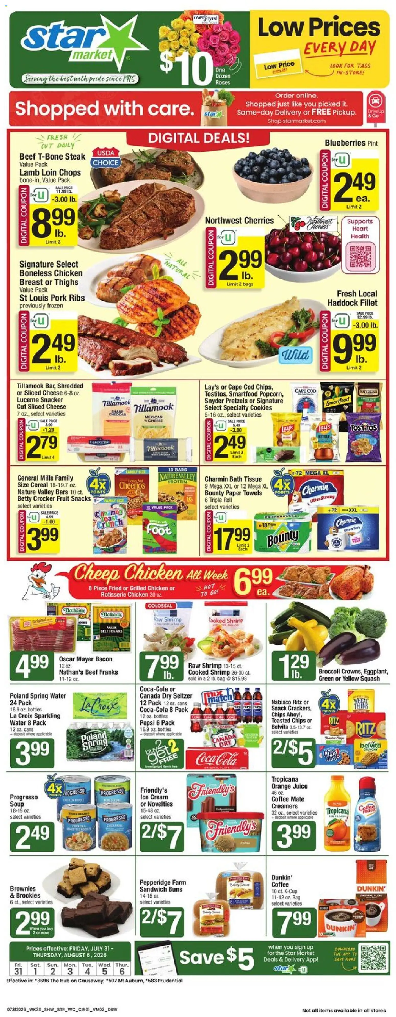 Ad Preview of Star Market Star Market Weekly Ad - MA from 07/31/2026