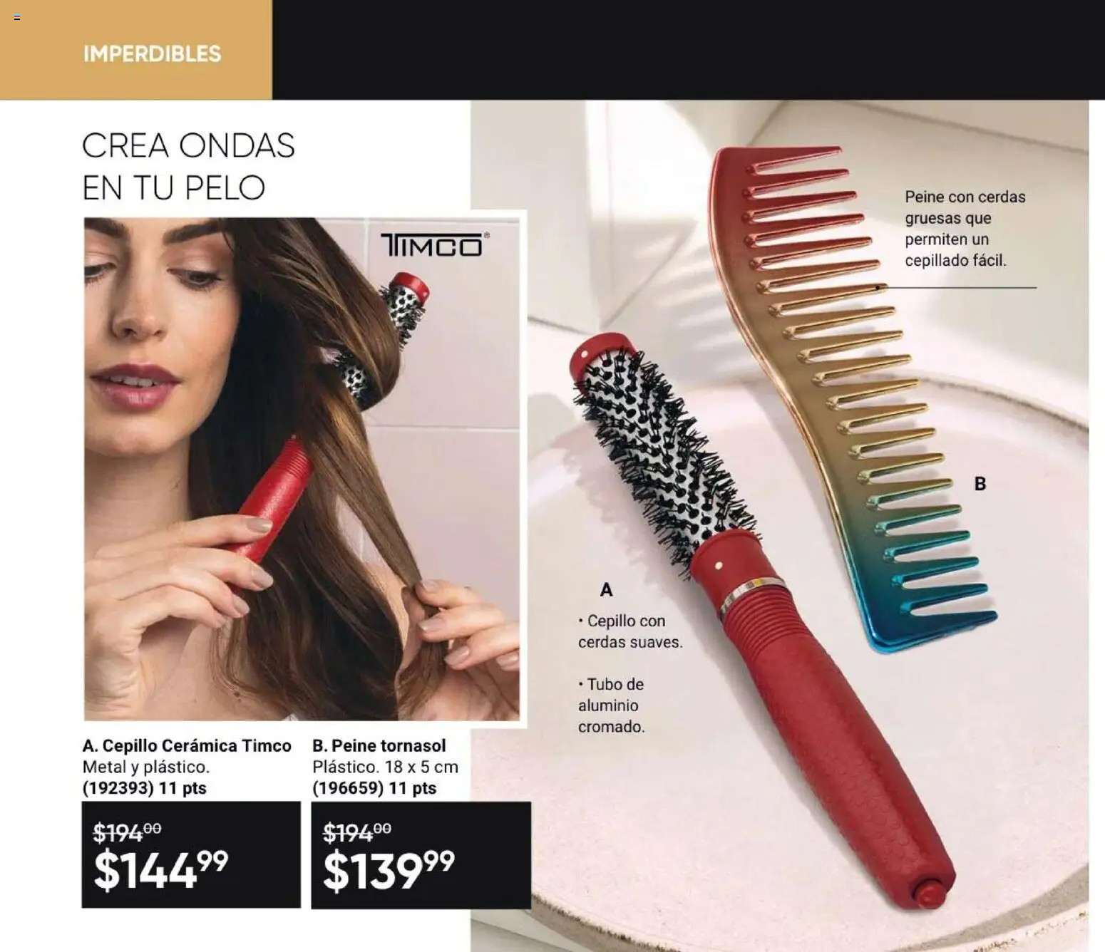Vista previa las ofertas de la tienda AVON - Casa & Estilo 4 2026 desde el 20/02/2026 - Cepillo, Peine