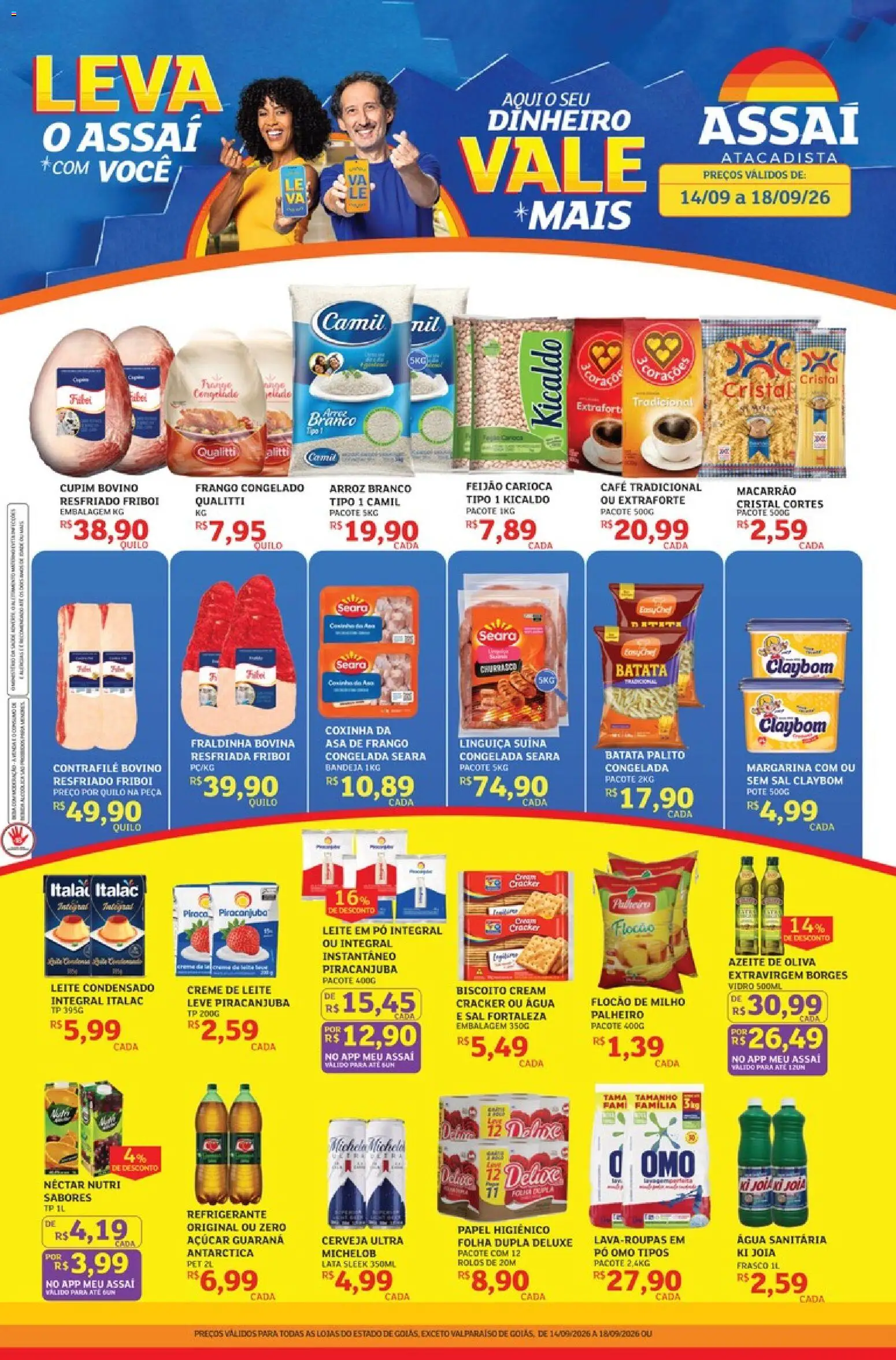 Pré-Visualização do folheto "Assaí Atacadista ofertas - GO" da loja Assaí Atacadista válido a partir de 14/09/2026
