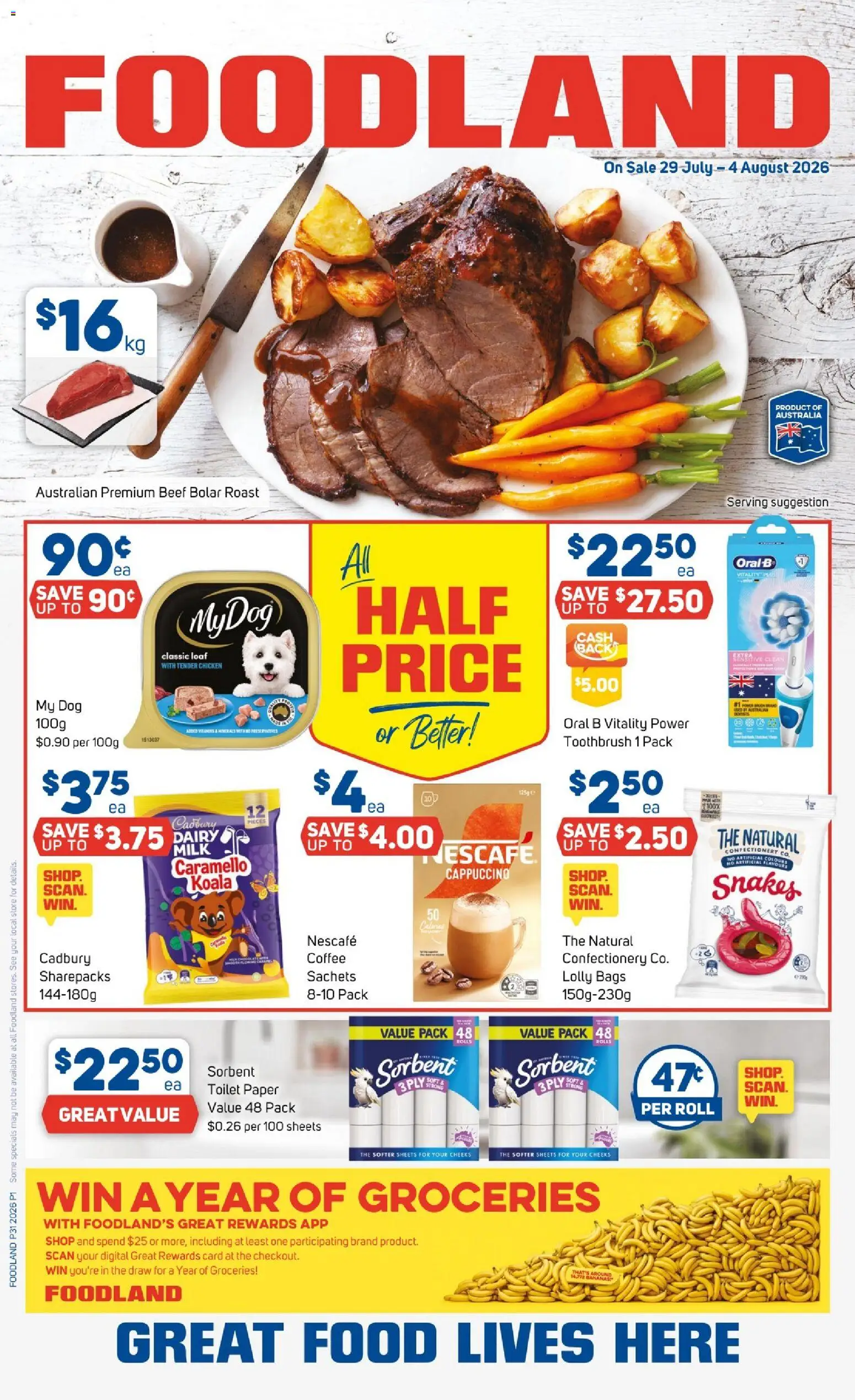 Preview of catalogue Foodland catalogue from shop Foodland valid 29/07/2026