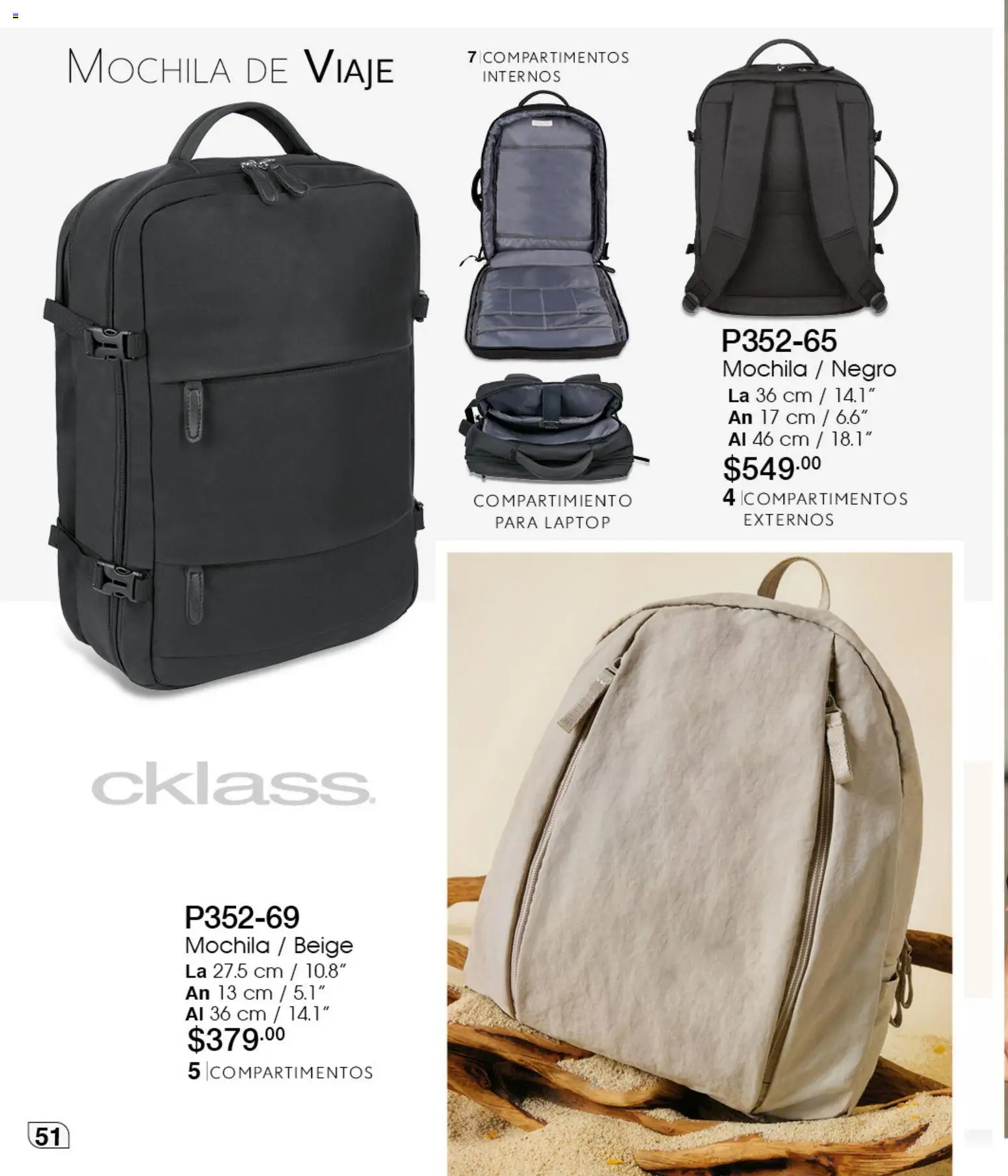 Vista previa las ofertas de la tienda Cklass - Cklass catálogo Verano Handbags desde el 05/03/2026 - Laptop, Mochila