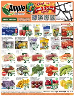 Preview of leaflet Ample Food Market weekly flyer Toronto York from shop Ample Food Market is valid from Sep 04, 2026