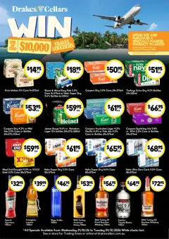 Preview of catalogue Drakes catalogue Cellars from shop Drakes valid 21/10/2026