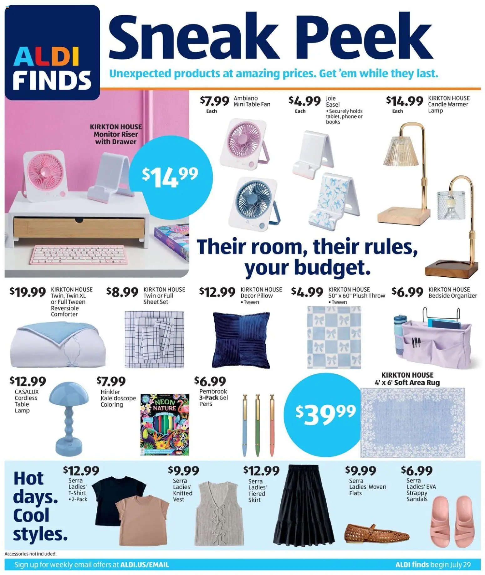 ALDI Weekly Ad from 07/29/2026 🛍️ > Flyer, Sales ad