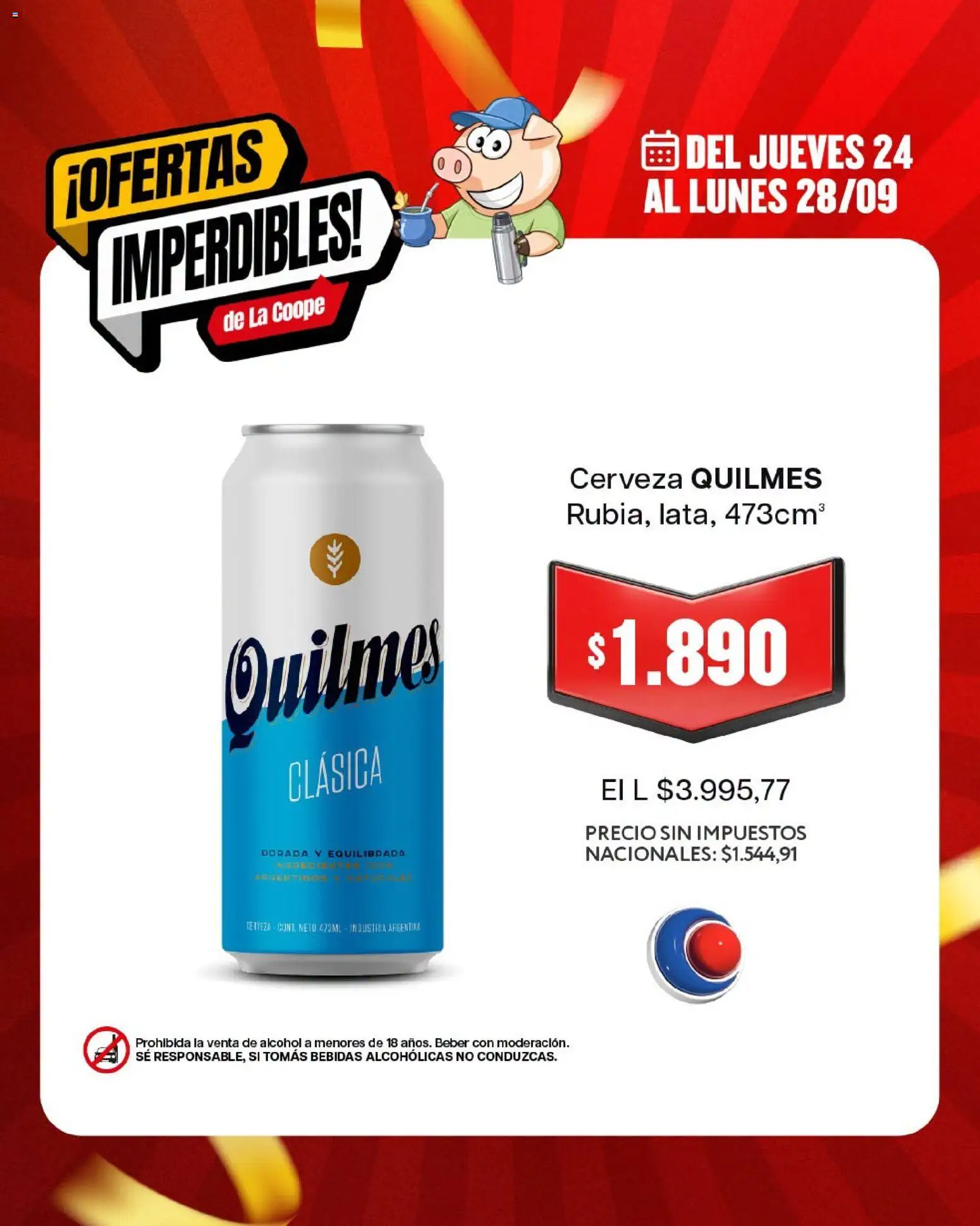 Vista previa del folleto de la tienda Cooperativa Obrera válido desde el 24/09/2026 