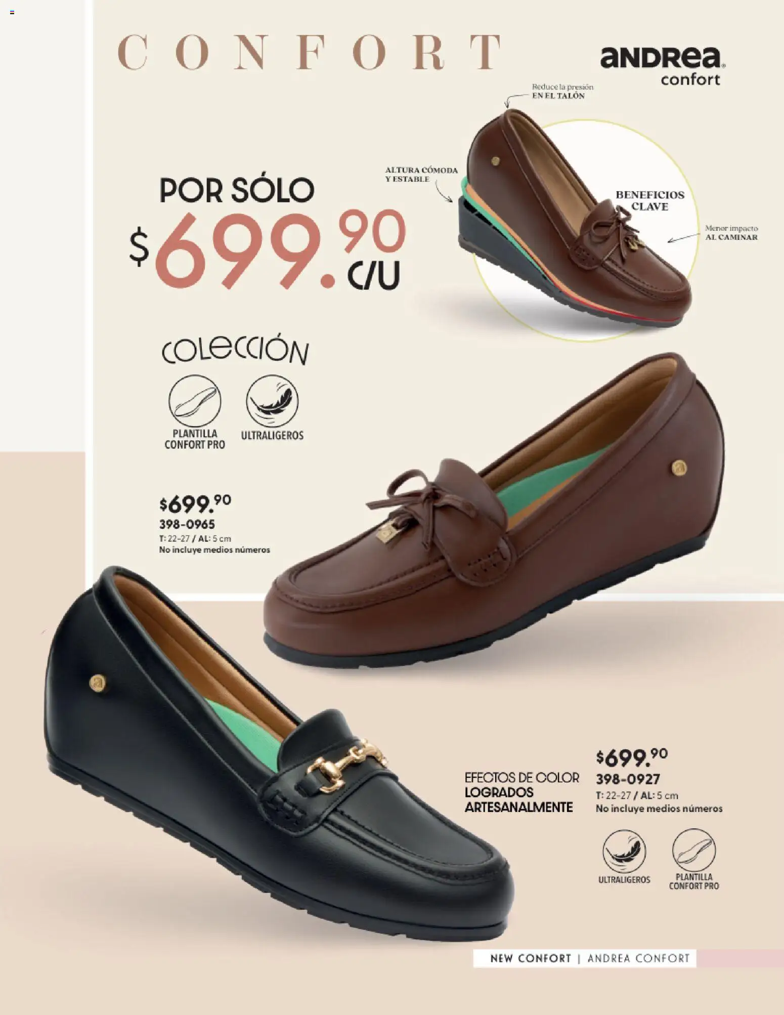 Vista previa las ofertas de la tienda Andrea - Andrea catálogo Calzado Confort desde el 23/08/2026 