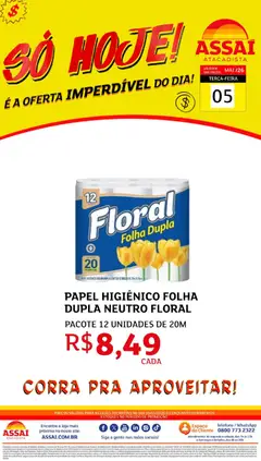 Pré-Visualização do folheto "Assaí Atacadista ofertas - TO" da loja Assaí Atacadista válido a partir de 05/05/2026