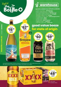 Preview of catalogue The Bottle-O catalogue Maryborough from shop The Bottle-O valid 15/06/2026