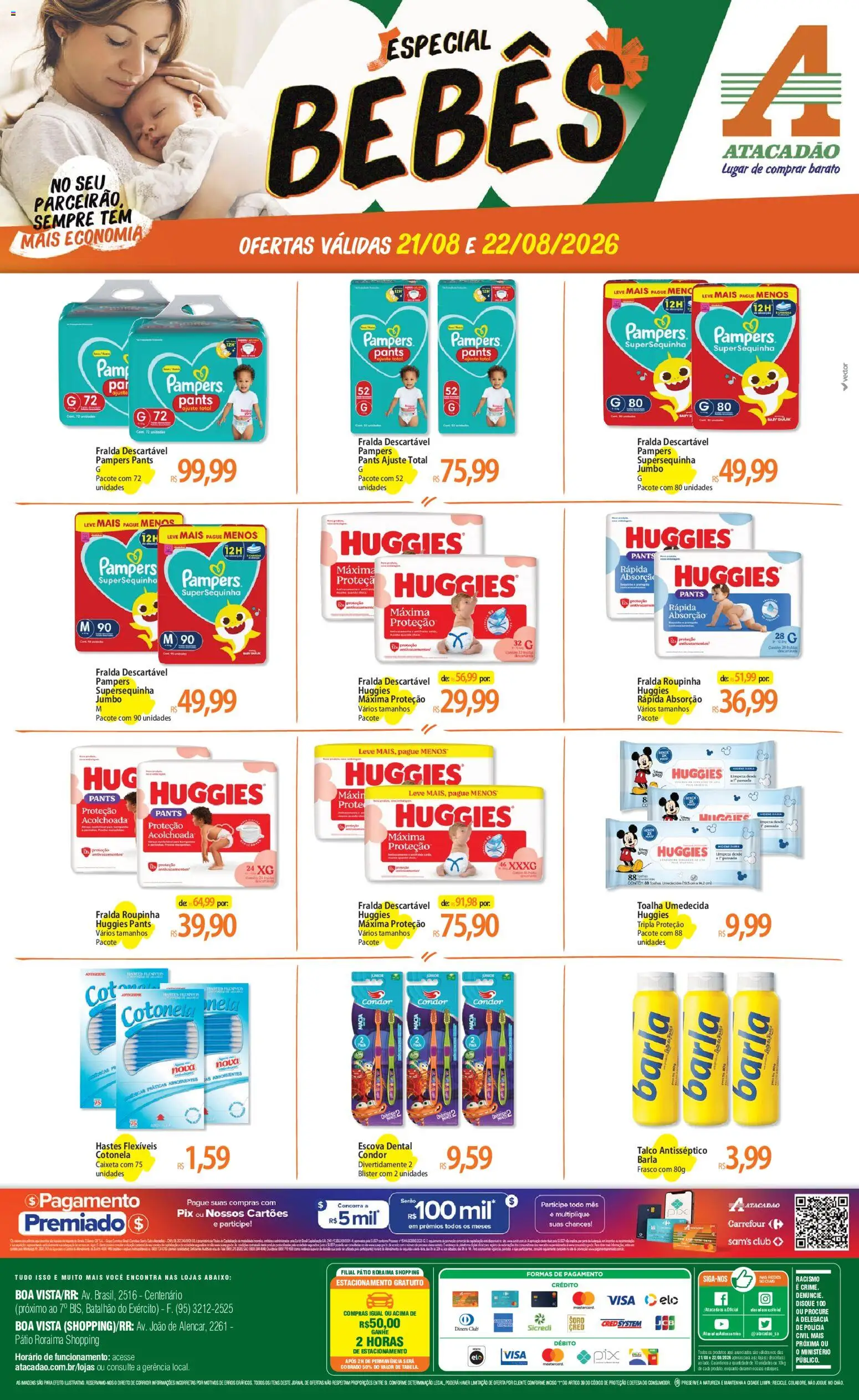 Pré-Visualização do folheto "Atacadão ofertas - RR" da loja Atacadão válido a partir de 21/08/2026