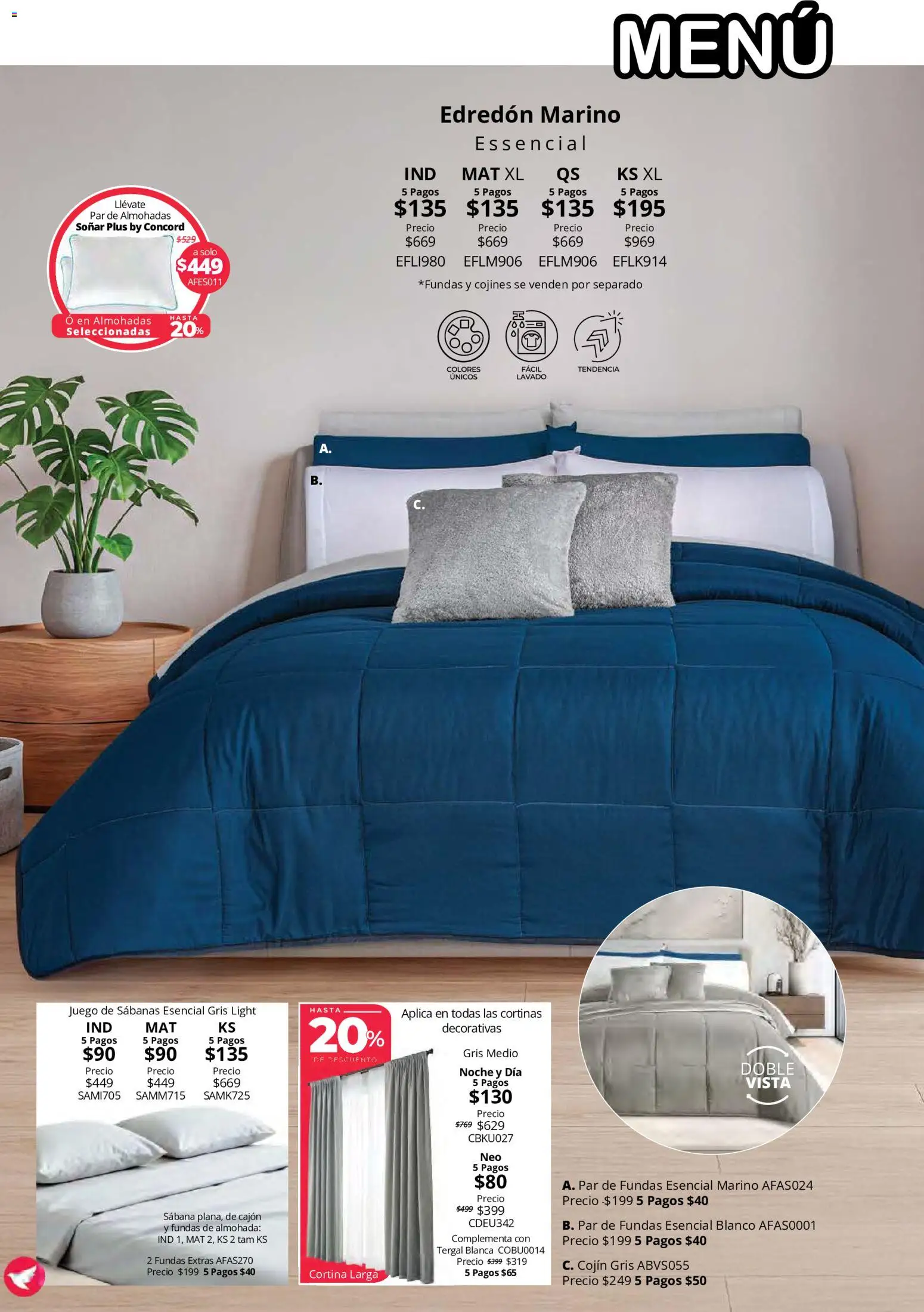 Vista previa las ofertas de la tienda Colchas Concord - Colchas Concord catálogo desde el 15/10/2026 