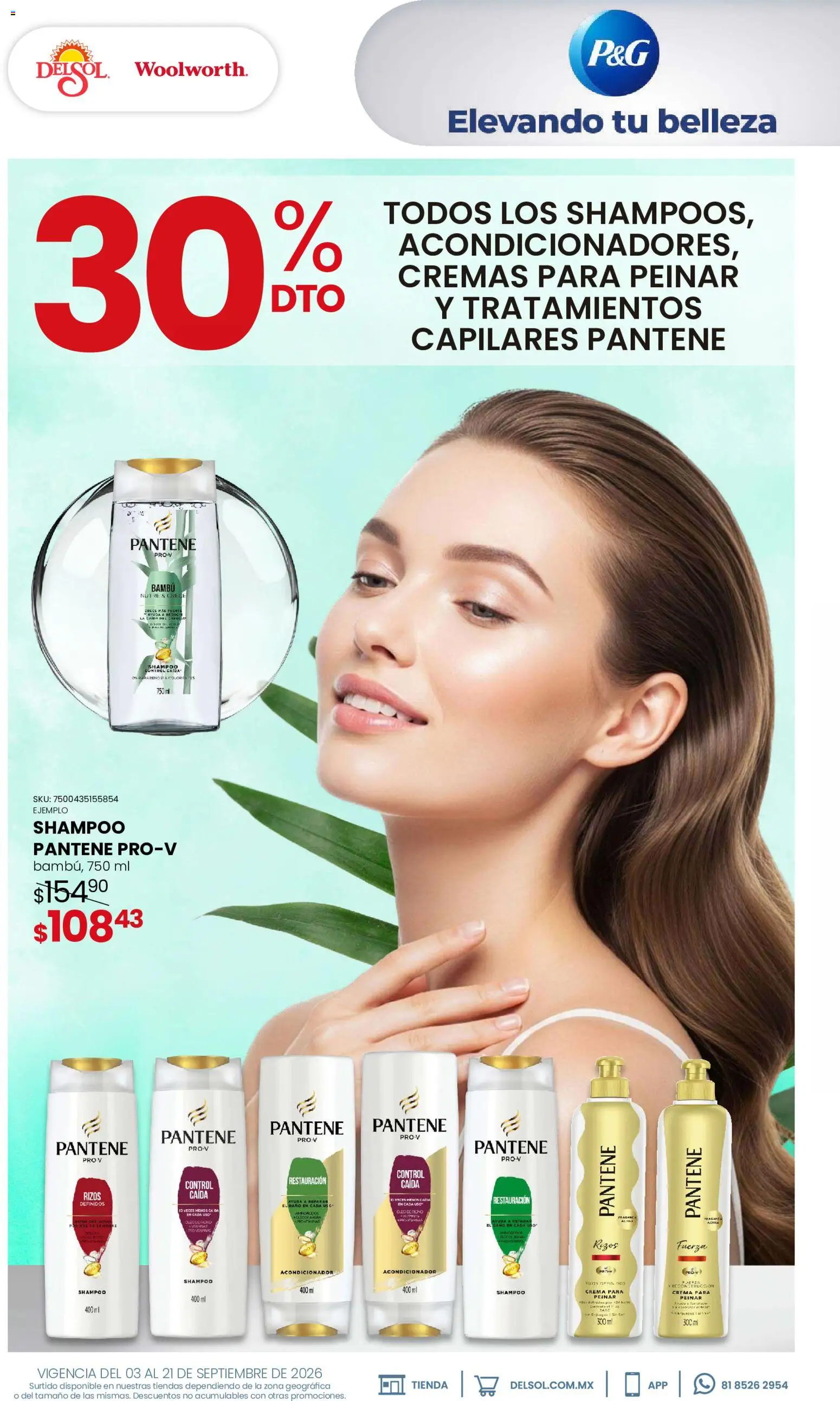 Vista previa las ofertas de la tienda Del Sol y Woolworth - Del Sol y Woolworth catálogo Beauty Days desde el 03/09/2026 
