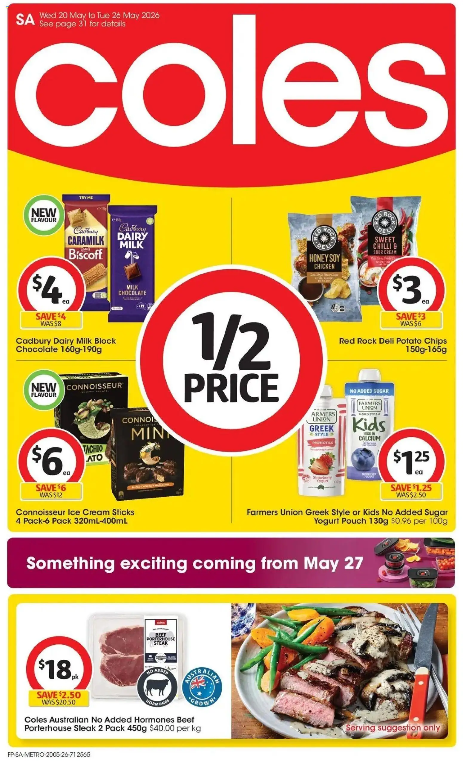 Preview of catalogue Coles catalogue SA from shop Coles valid 19/05/2026