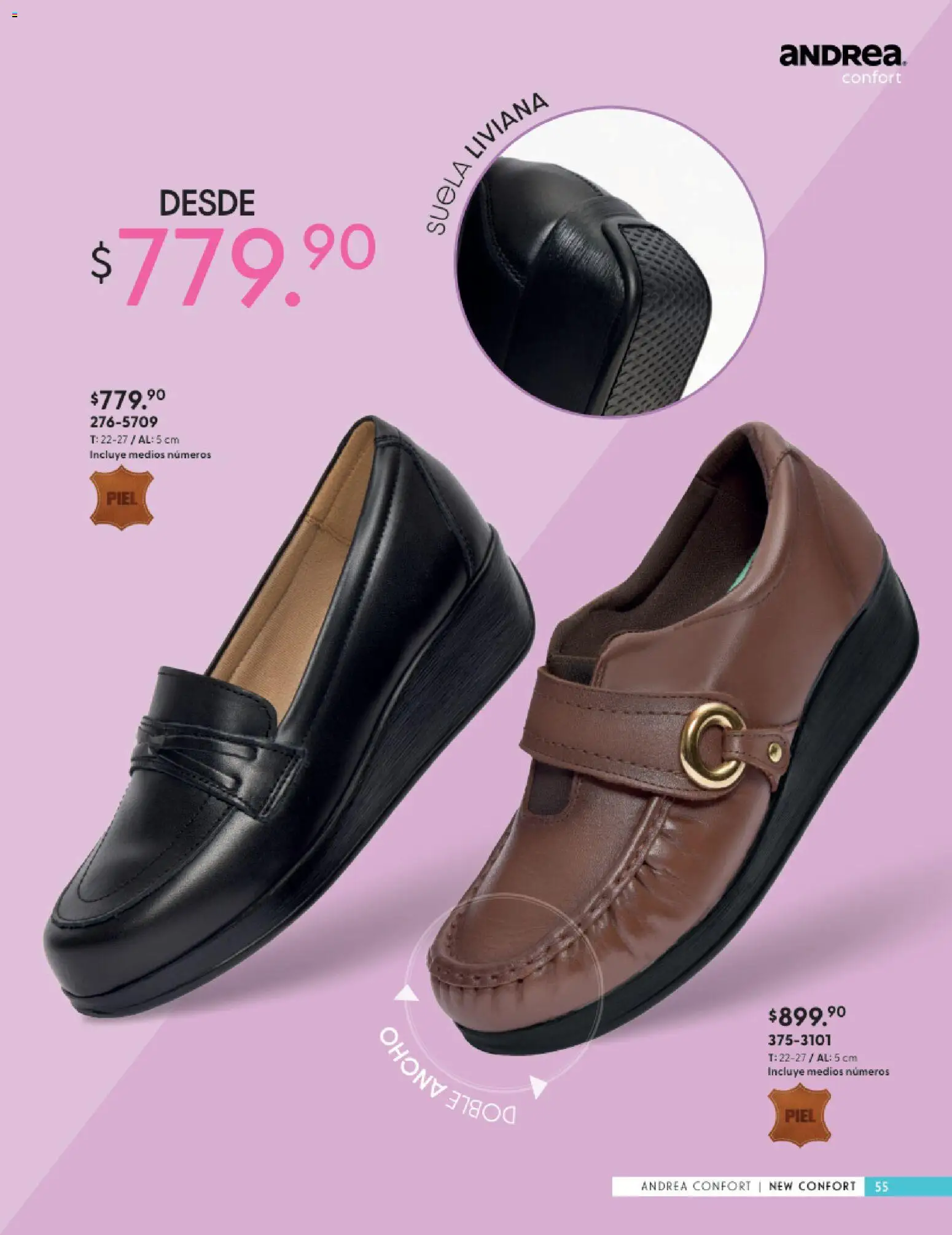 Vista previa las ofertas de la tienda Andrea - Andrea catálogo Calzado Confort desde el 24/05/2026 