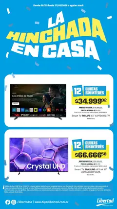 Vista previa del folleto de la tienda Hipermercado Libertad válido desde el 08/05/2026 