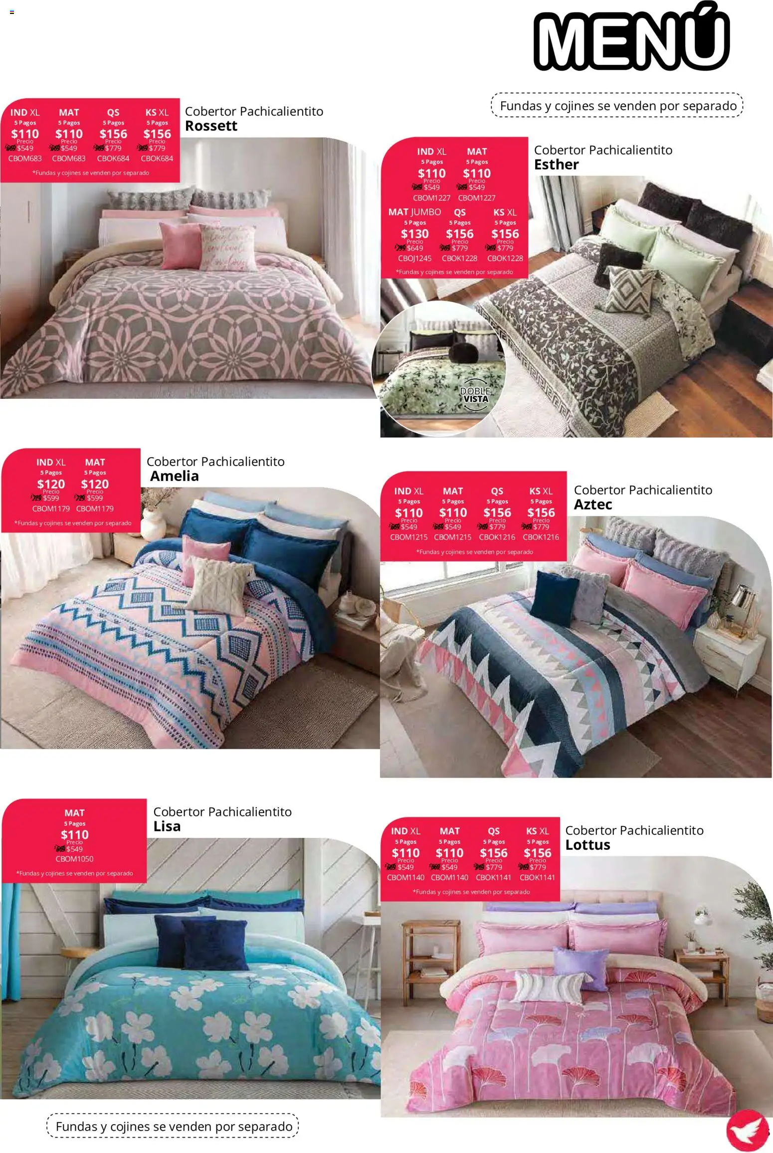 Vista previa las ofertas de la tienda Colchas Concord - Colchas Concord catálogo desde el 15/10/2026 