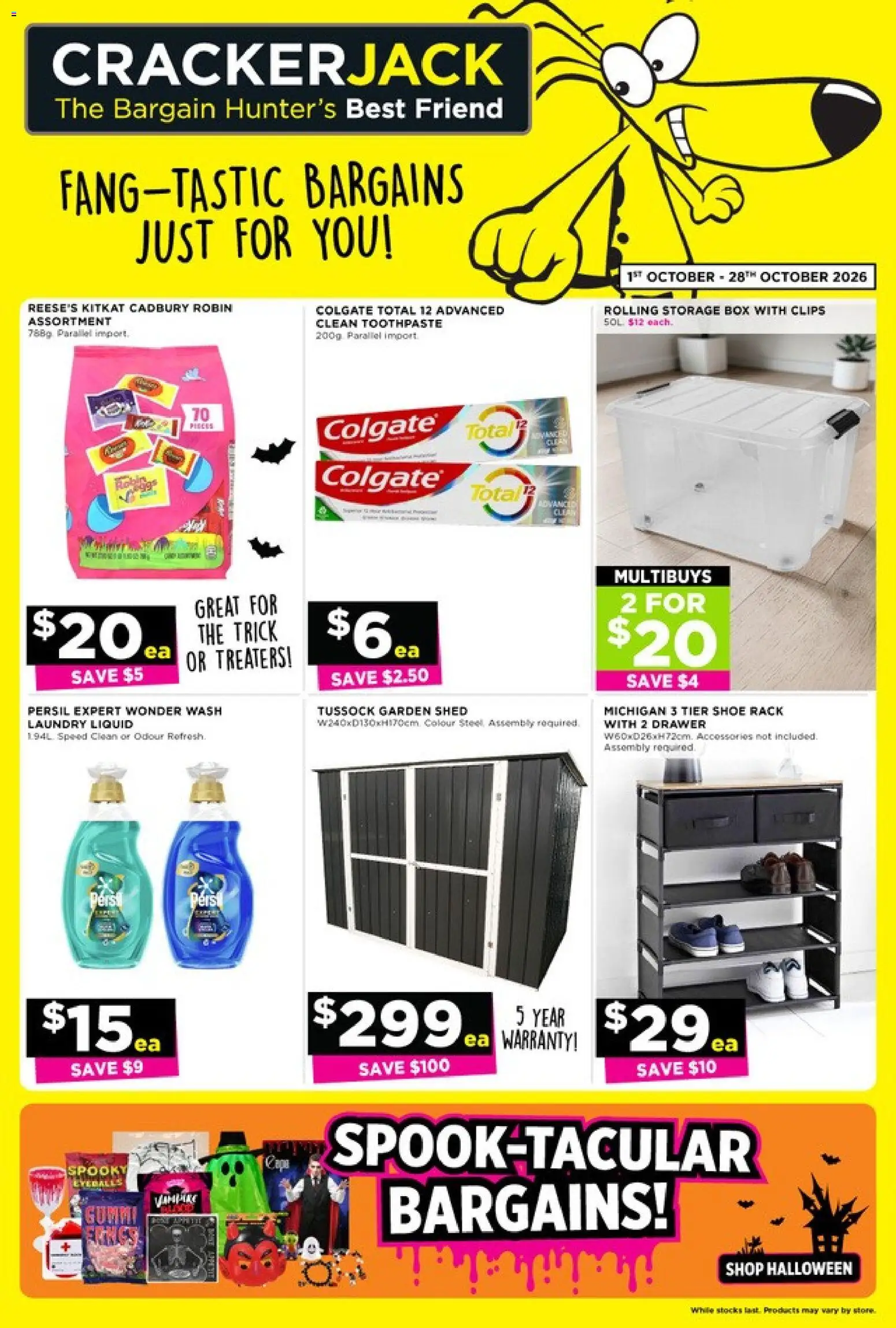 Preview of catalogue Crackerjack catalogue from shop Crackerjack valid 1 Oct 2026
