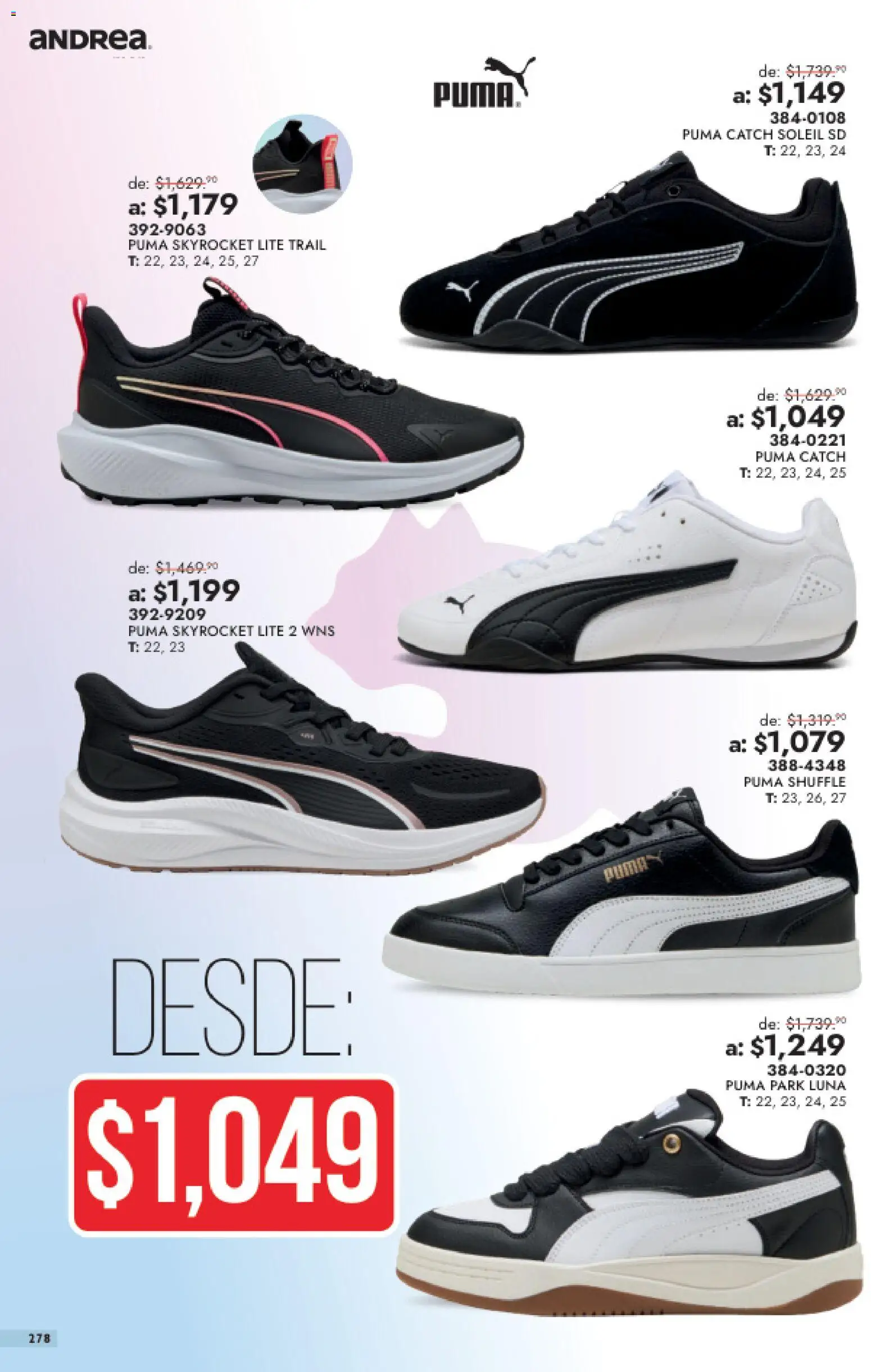 Vista previa las ofertas de la tienda Andrea - Andrea catálogo Outlet desde el 26/07/2026 