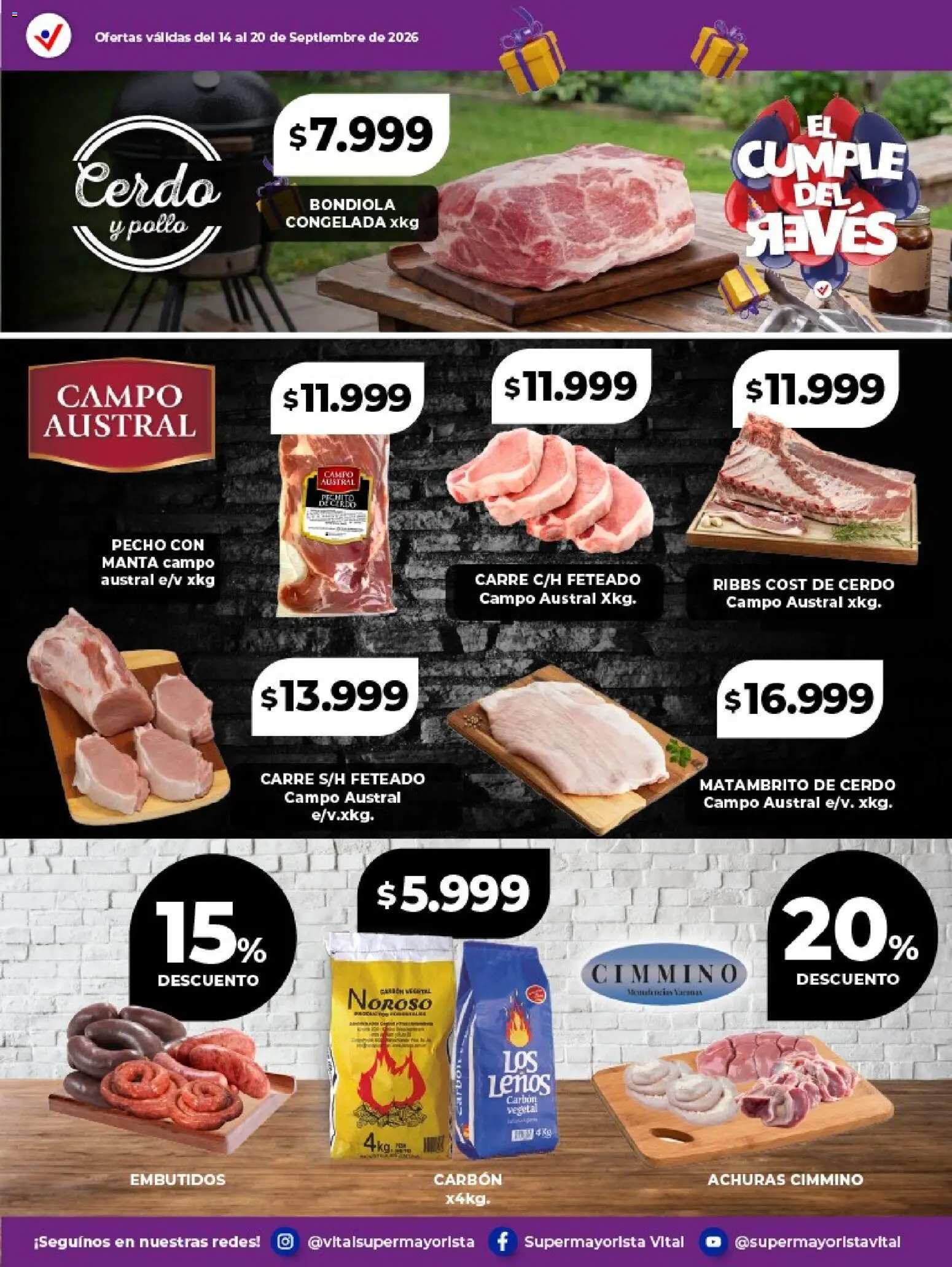 Vista previa del folleto de la tienda Vital válido desde el 14/09/2026 