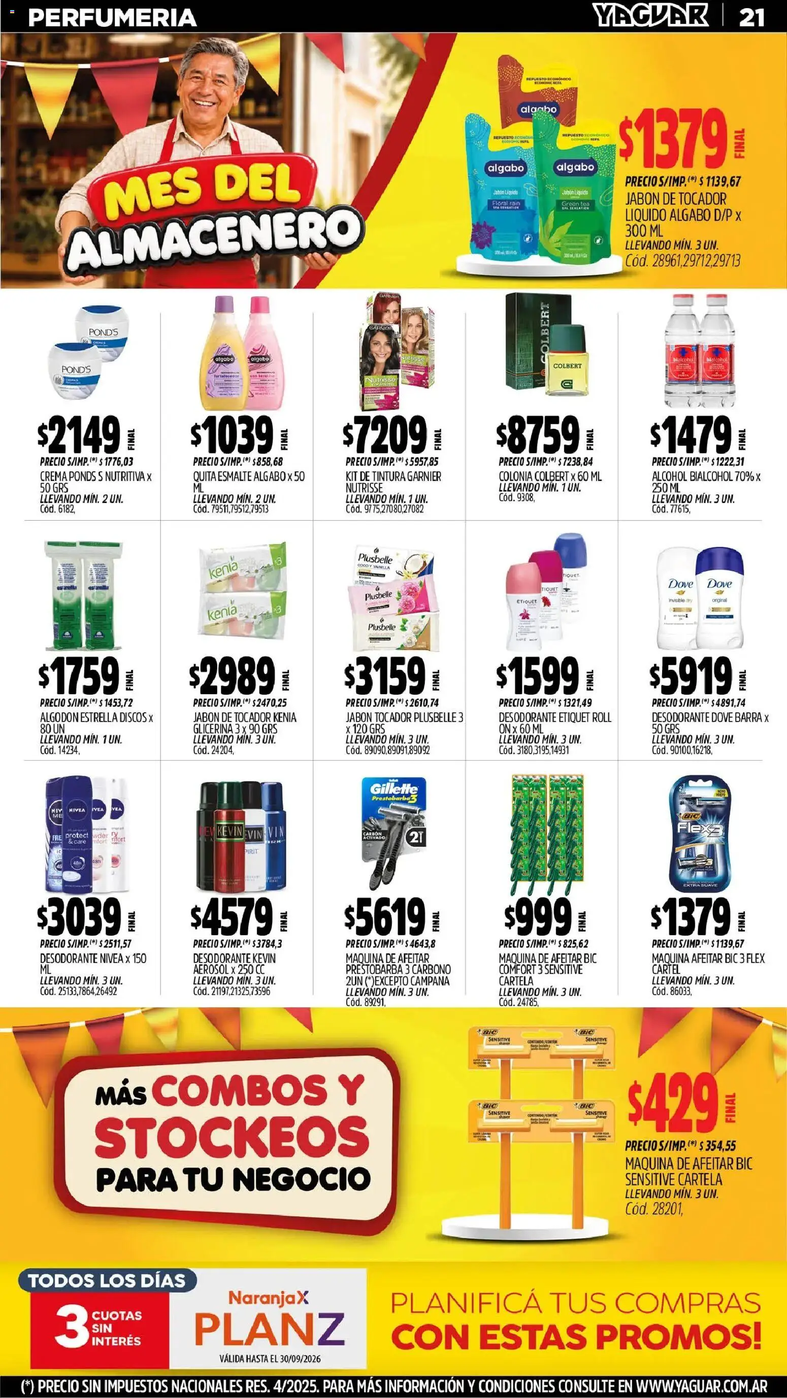 Vista previa del folleto de la tienda Yaguar válido desde el 31/08/2026 