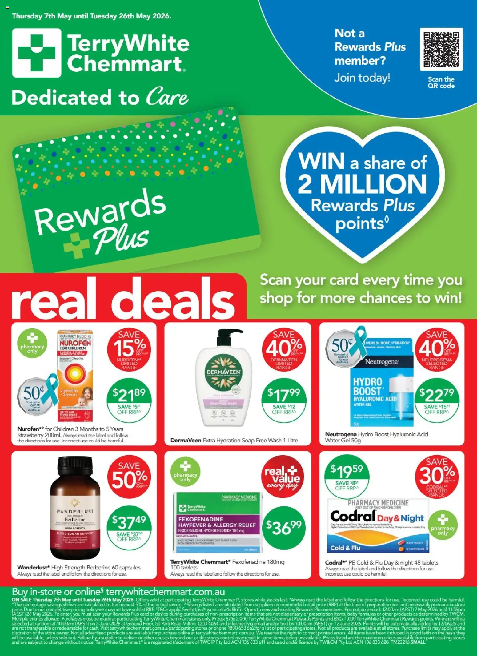 Preview of catalogue Terry White catalogue Alstonville from shop Terry White valid 07/05/2026 - Soap, Capsules, Water, Phone, Device, Tablet, Tablets, Allergy