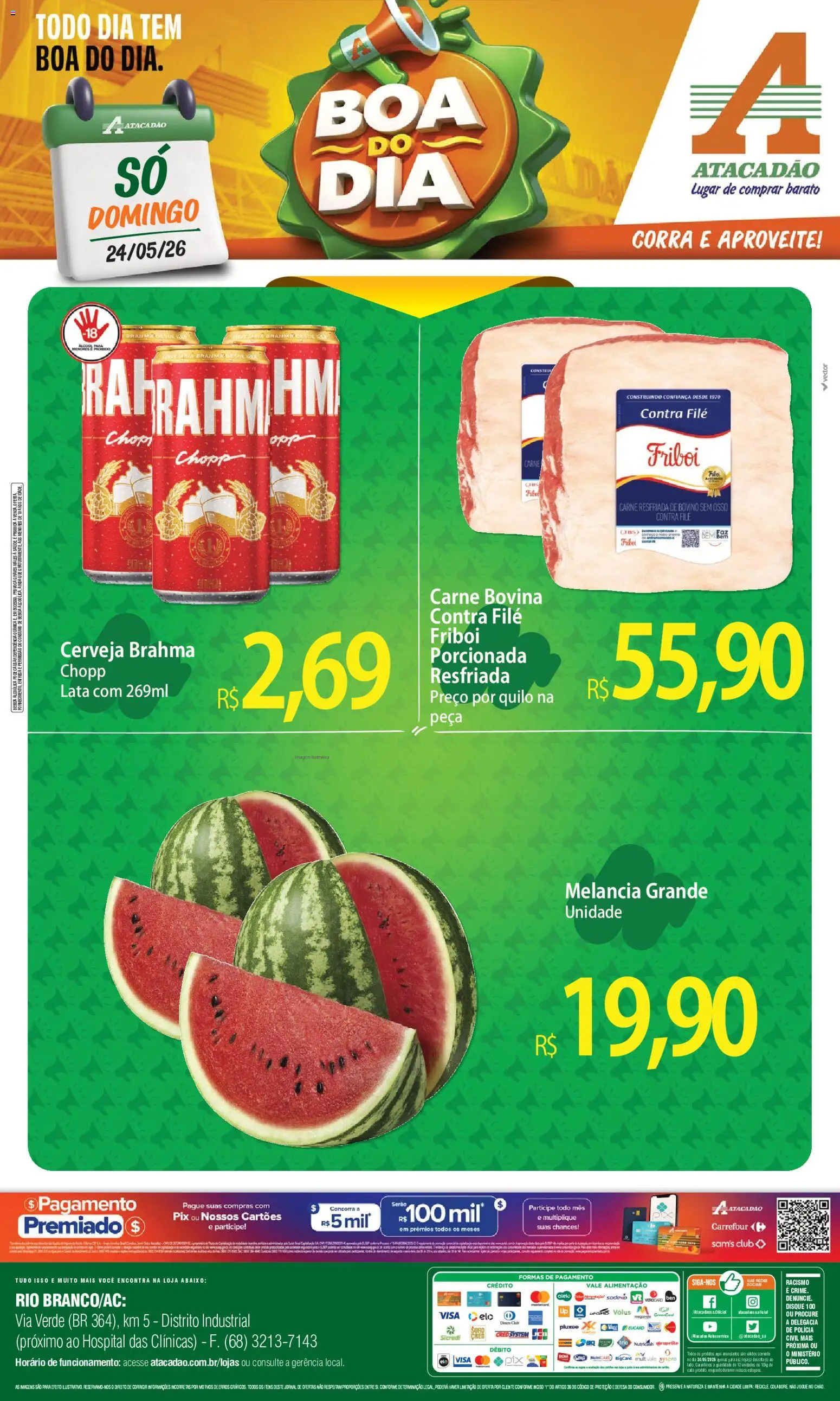 Pré-Visualização do folheto "Atacadão ofertas - AC" da loja Atacadão válido a partir de 24/05/2026