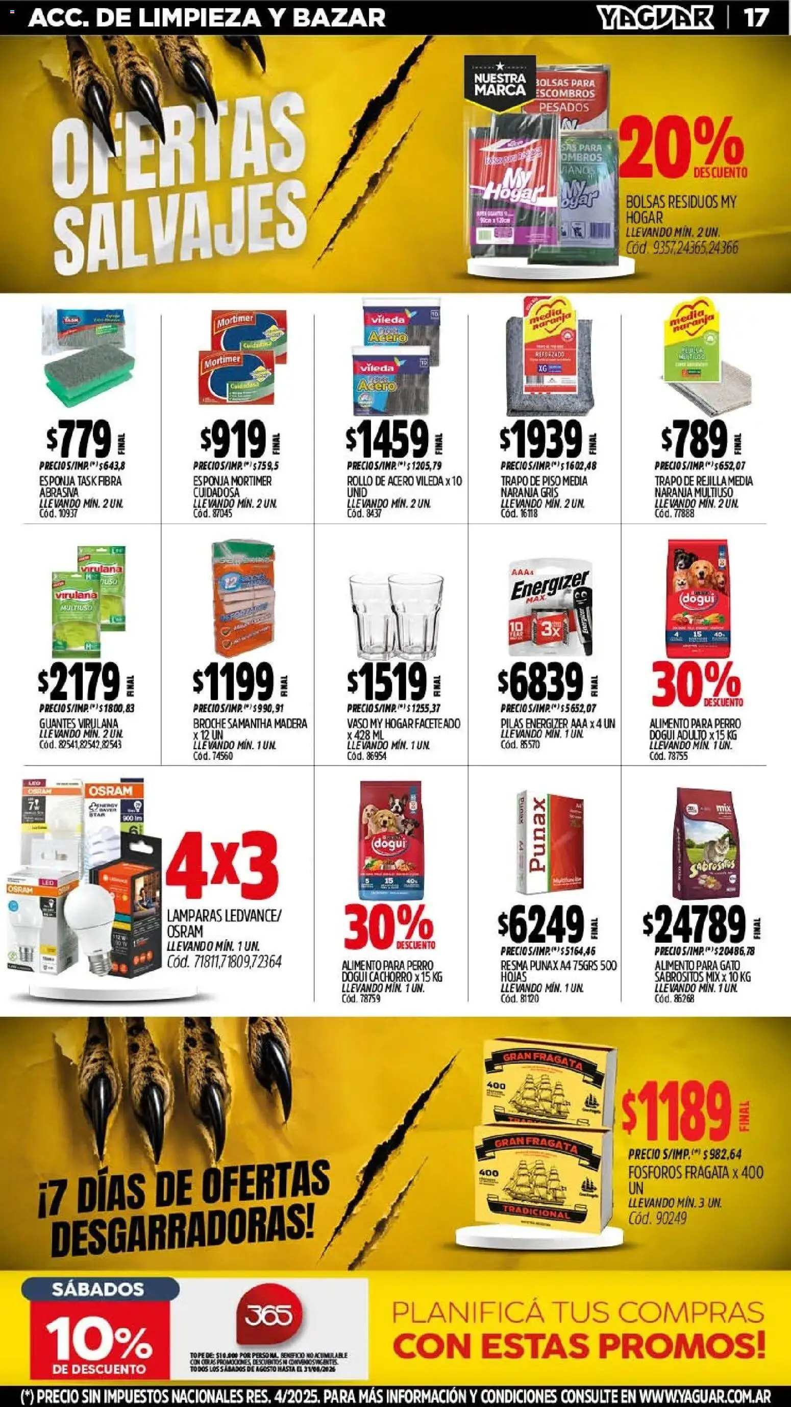 Vista previa del folleto de la tienda Yaguar válido desde el 03/08/2026 