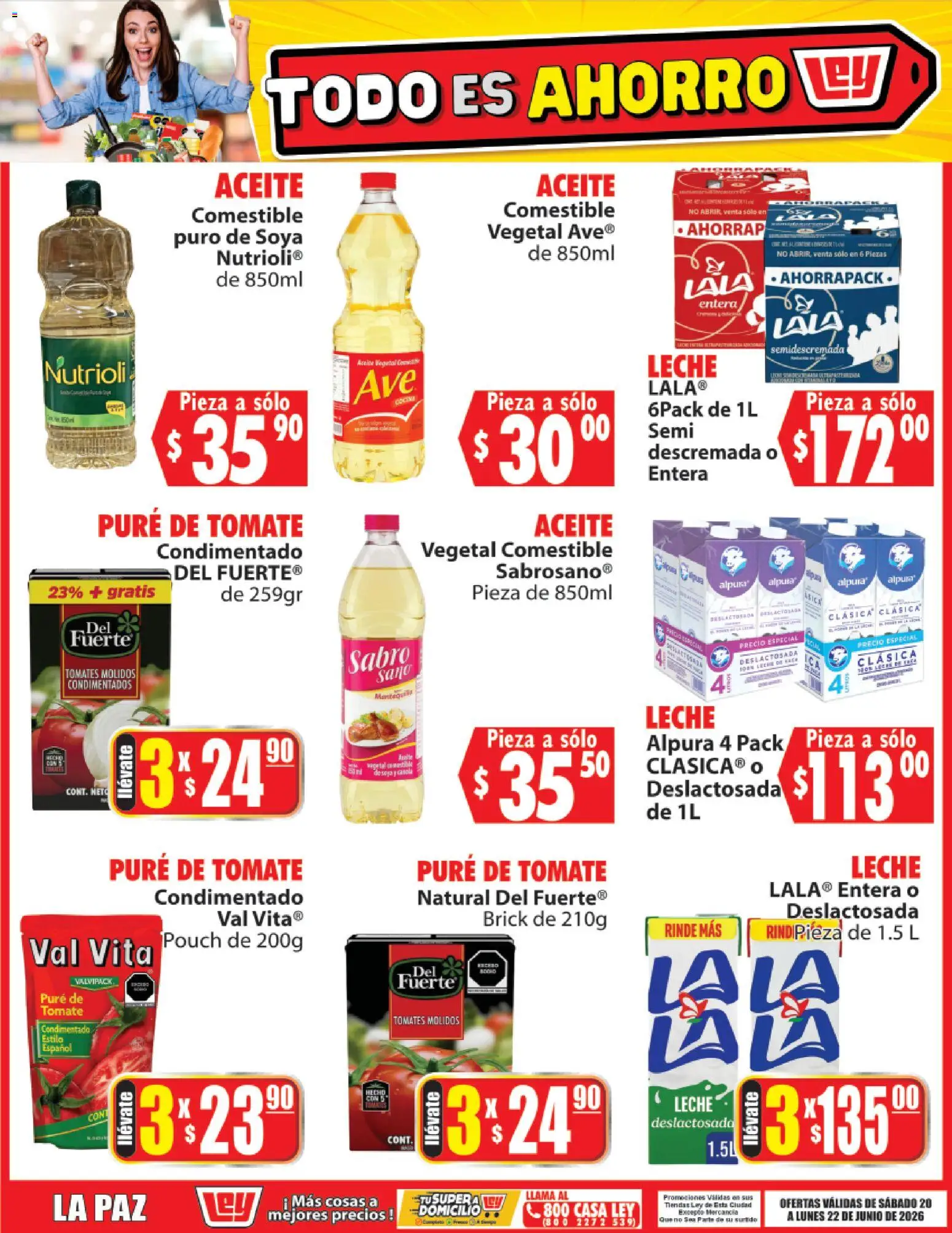 Vista previa las ofertas de la tienda Casa Ley - Casa Ley folleto Todo es ahorro desde el 20/06/2026 