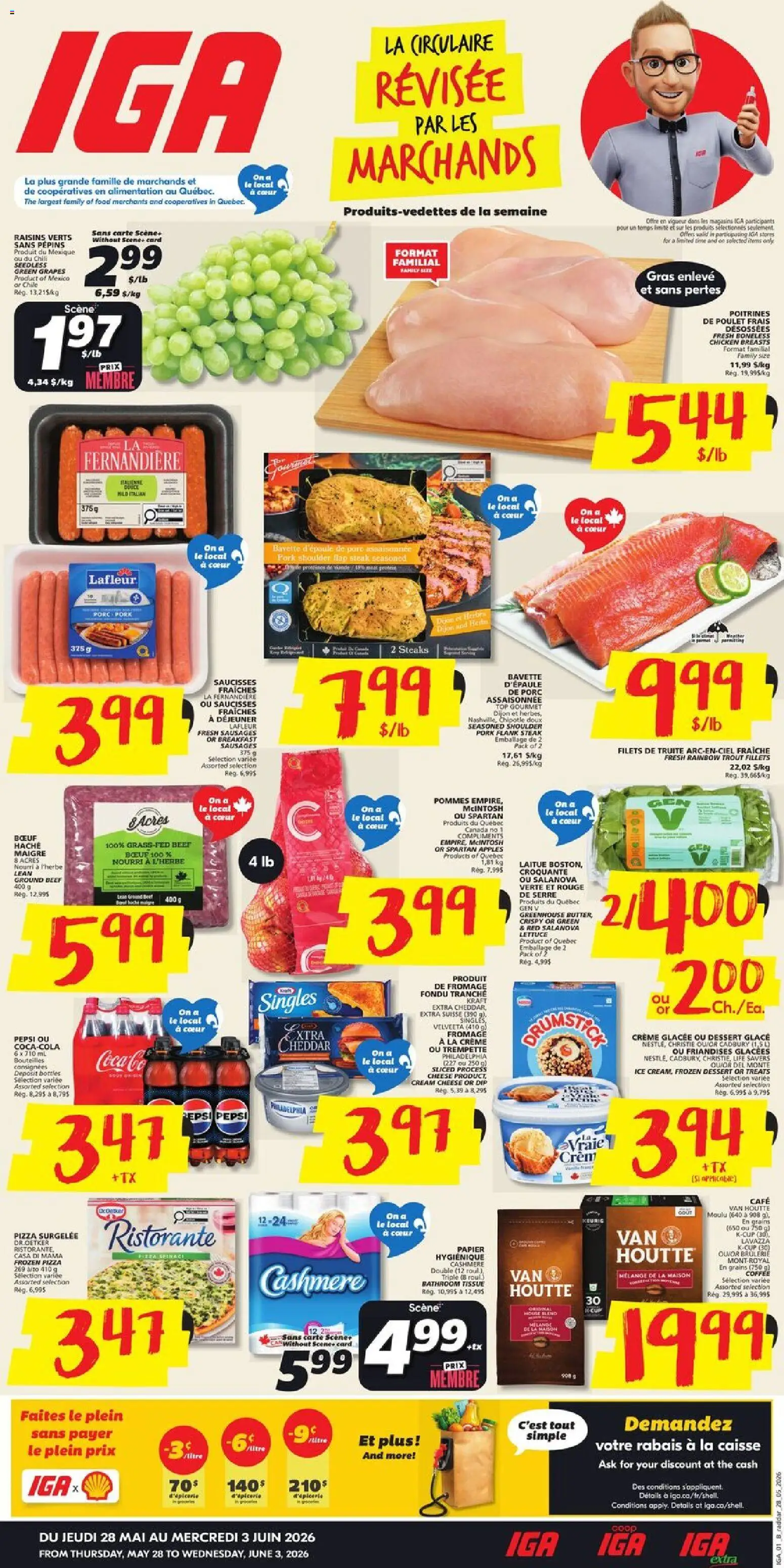 Preview of leaflet IGA circulaire - Quebec from shop IGA is valid from May 28, 2026