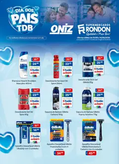 Pré-Visualização do folheto "Supermercados Rondon ofertas Dia dos Pais" da loja Supermercados Rondon válido a partir de 01/08/2026