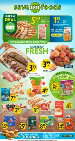 Preview of leaflet Save on foods weekly flyer / circulaire from shop Save on foods is valid from Jun 11, 2026