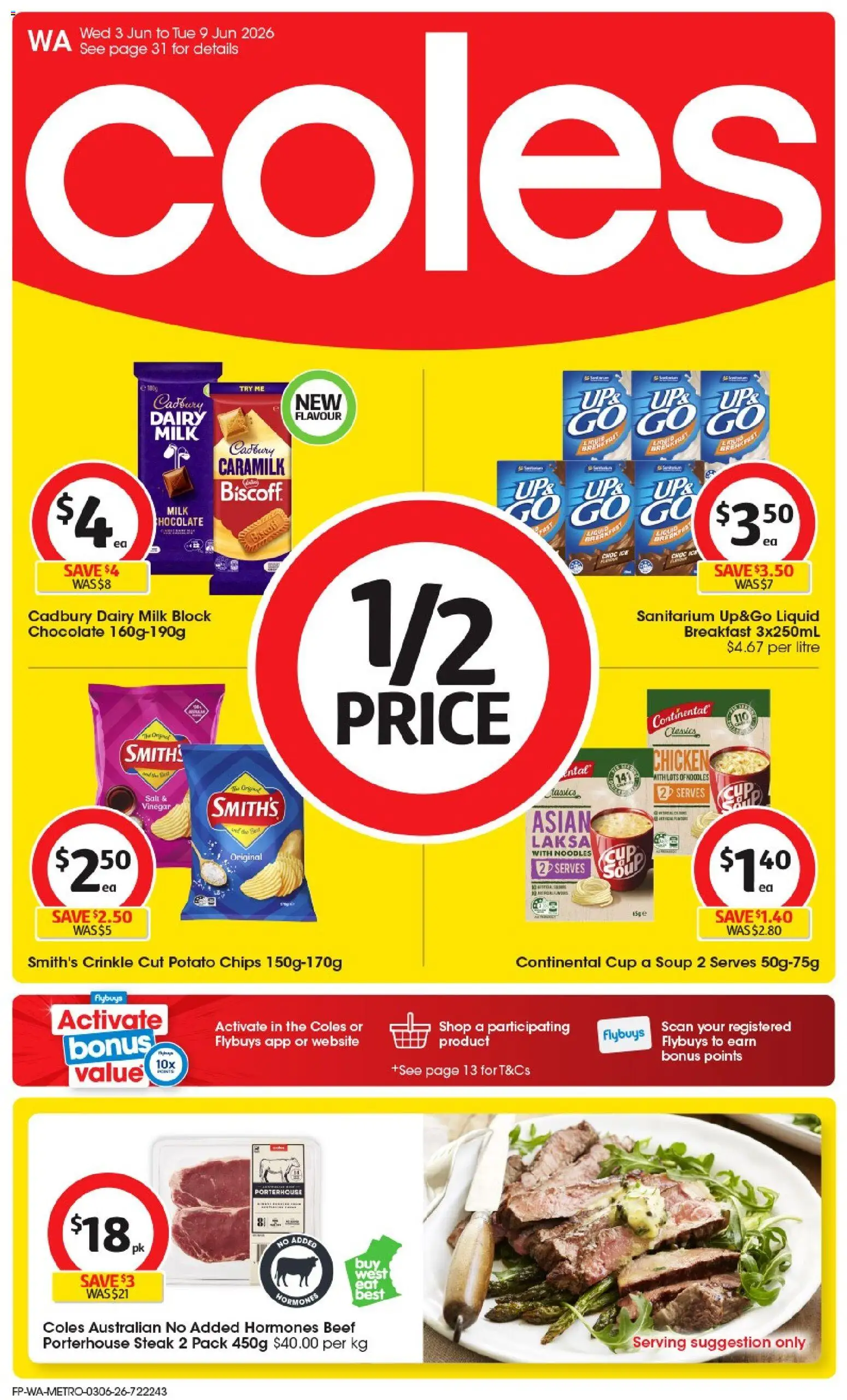 Preview of catalogue Coles catalogue WA from shop Coles valid 03/06/2026