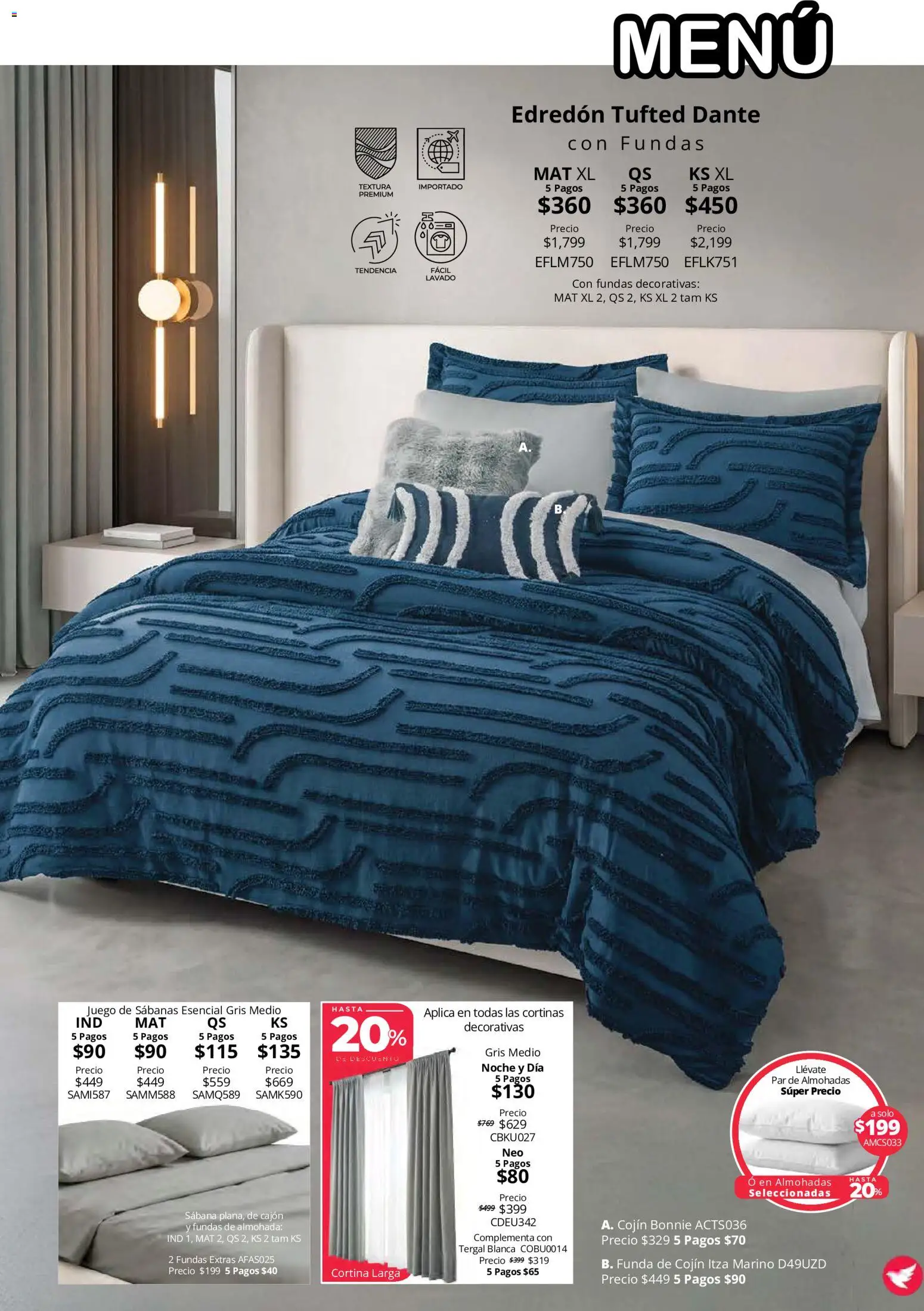 Vista previa las ofertas de la tienda Colchas Concord - Colchas Concord catálogo desde el 15/10/2026 