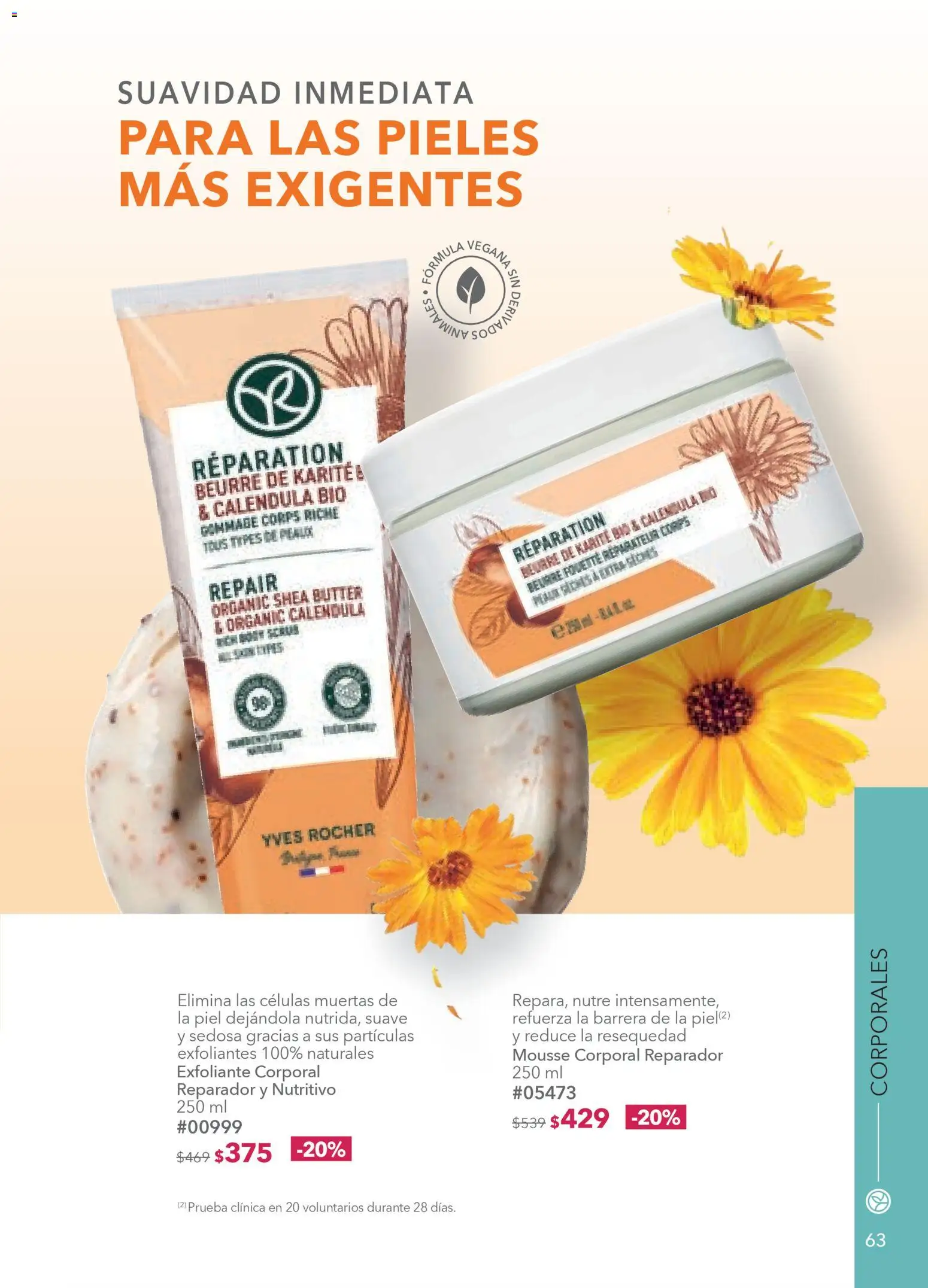 Vista previa las ofertas de la tienda Yves Rocher - Campaña 4 2026 desde el 03/03/2026 - Exfoliante corporal, Exfoliante, Mousse