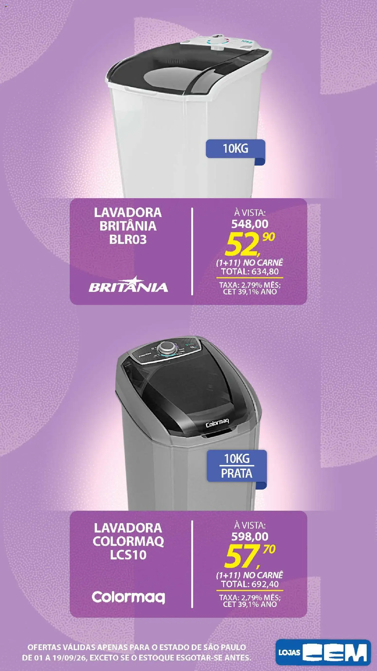 Ofertas Lojas Cem até 19/09/2026. - Página 37