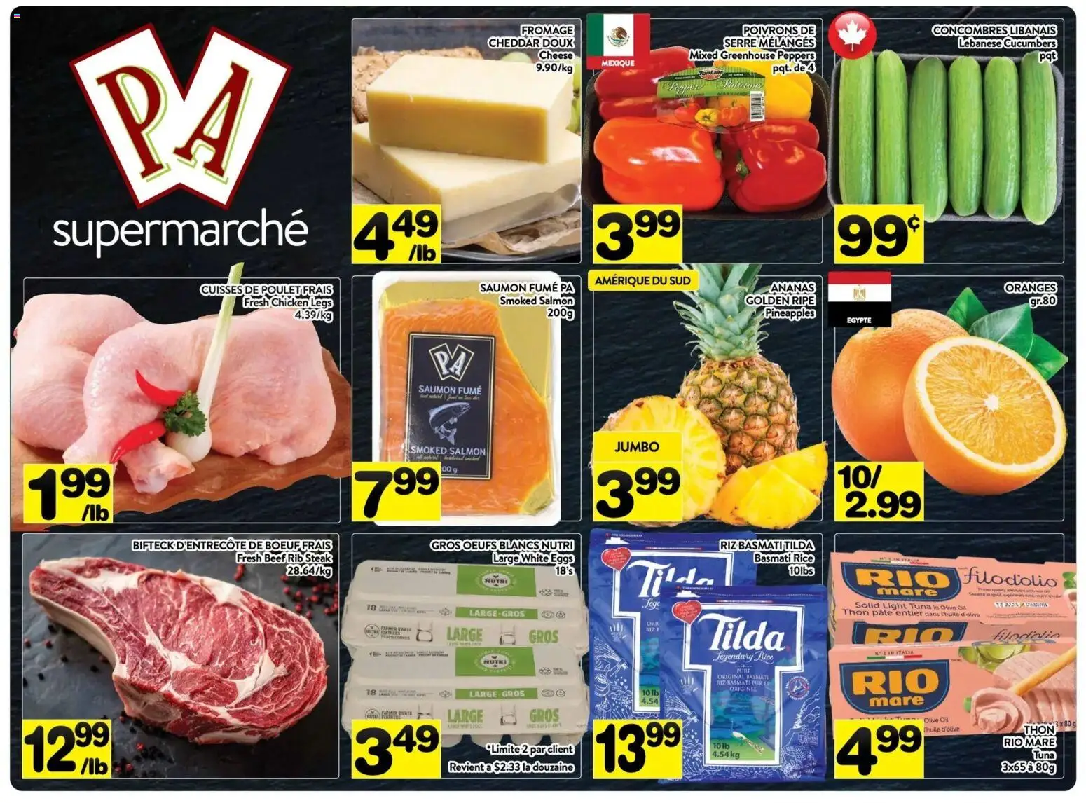Preview of leaflet Pa Supermarché weekly flyer / circulaire from shop Pa Supermarché is valid from Apr 20, 2026