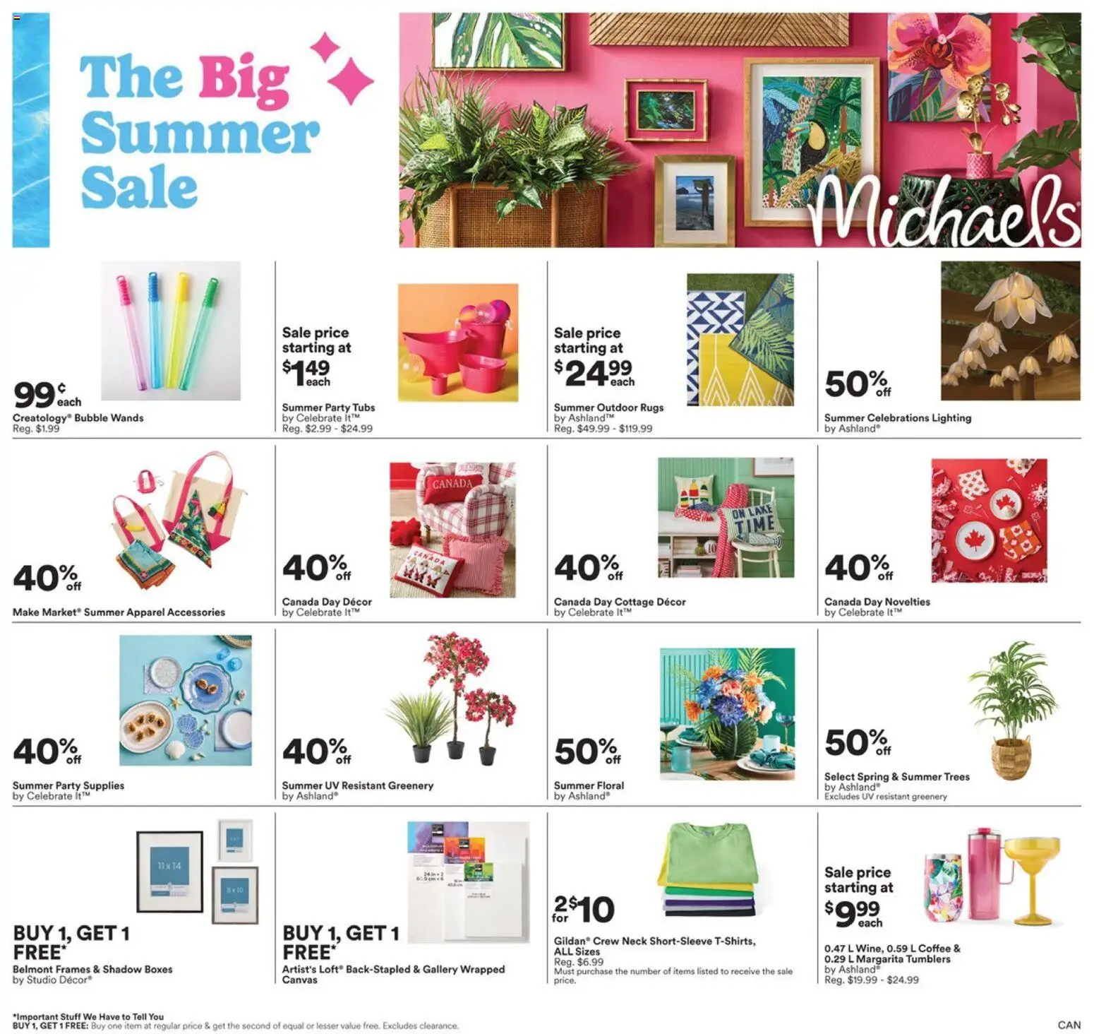 Preview of leaflet Michaels weekly flyer / circulaire from shop Michaels is valid from May 15, 2026