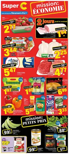 Un aperçu du dépliant Super C weekly flyer / circulaire du magasin Super C est valide à partir 17 sept. 2026