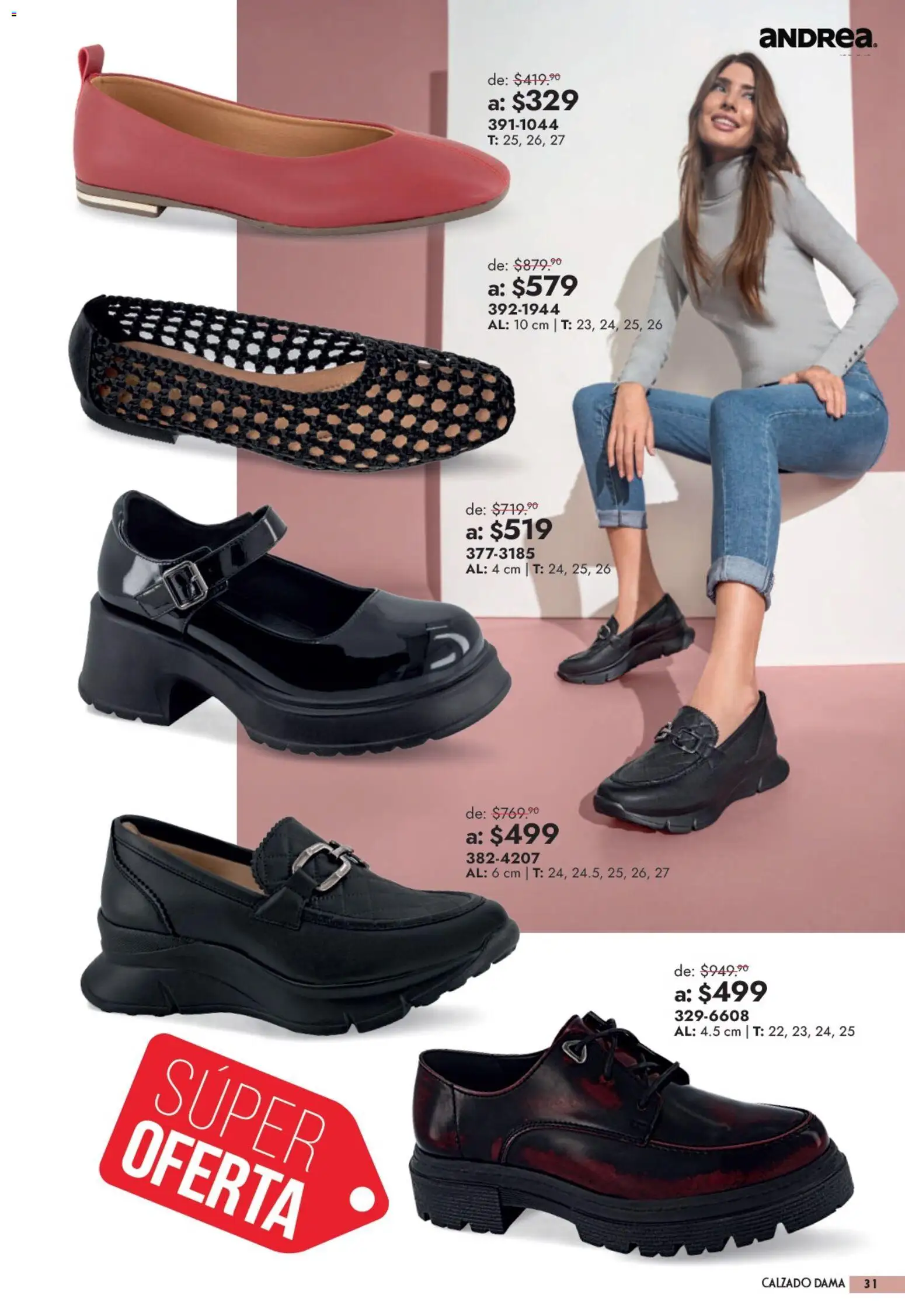 Vista previa las ofertas de la tienda Andrea - Andrea catálogo Outlet desde el 13/09/2026 