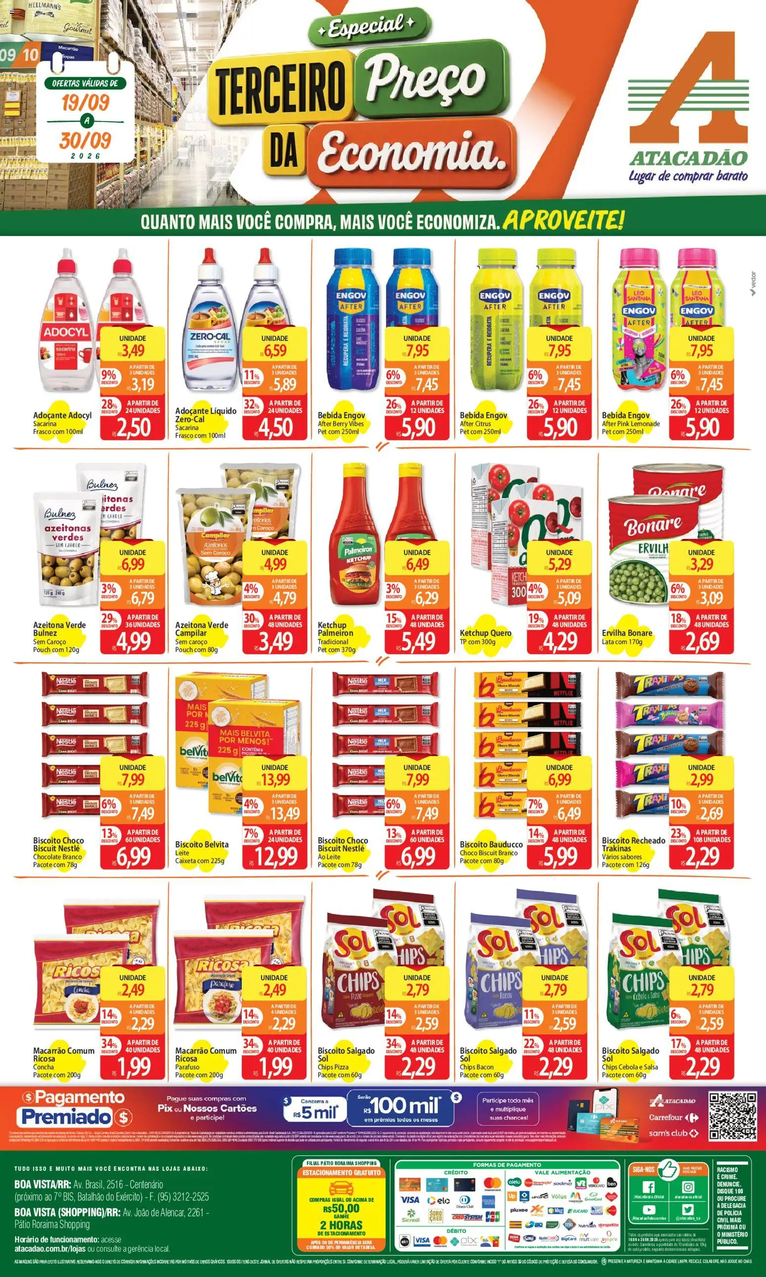 Pré-Visualização do folheto "Atacadão ofertas - RR" da loja Atacadão válido a partir de 19/09/2026