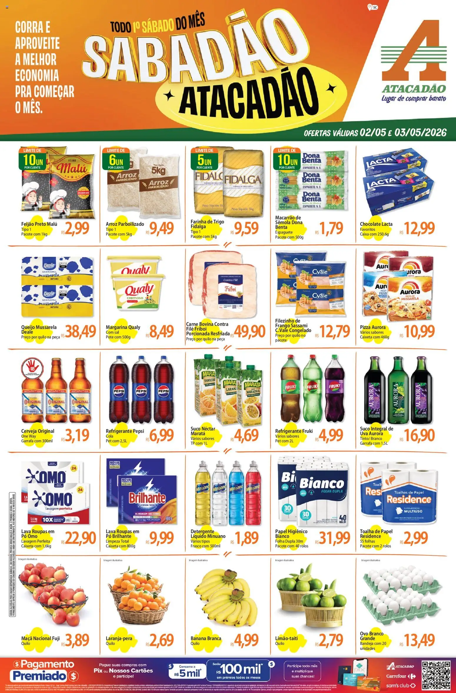 Pré-Visualização do folheto "Atacadão ofertas - SC" da loja Atacadão válido a partir de 02/05/2026