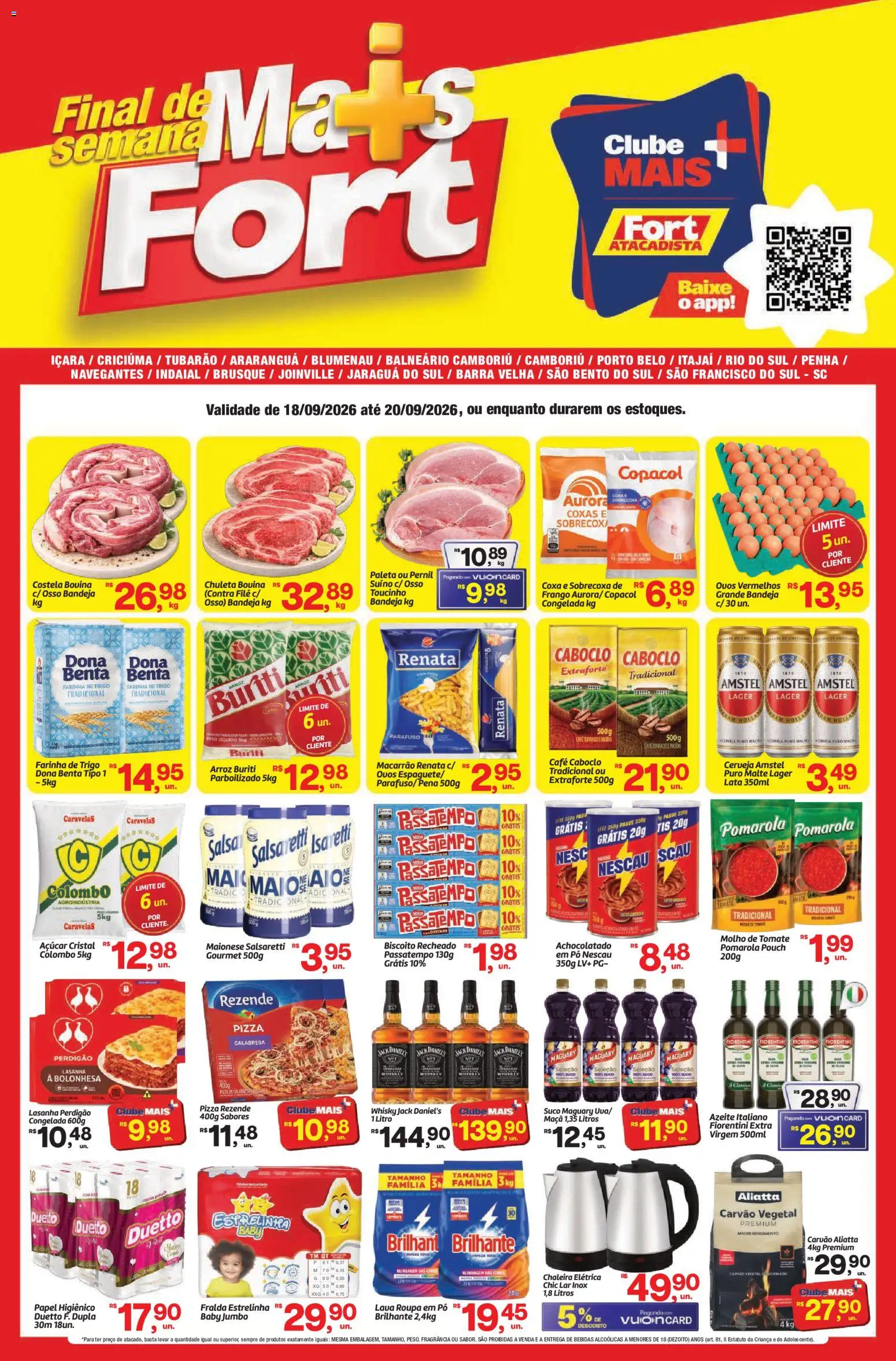 Pré-Visualização do folheto "Fort Atacadista - Ofertas da semana" da loja Fort Atacadista válido a partir de 18/09/2026