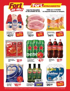 Pré-Visualização do folheto "Fort Atacadista ofertas do Dia" da loja Fort Atacadista válido a partir de 11/10/2026