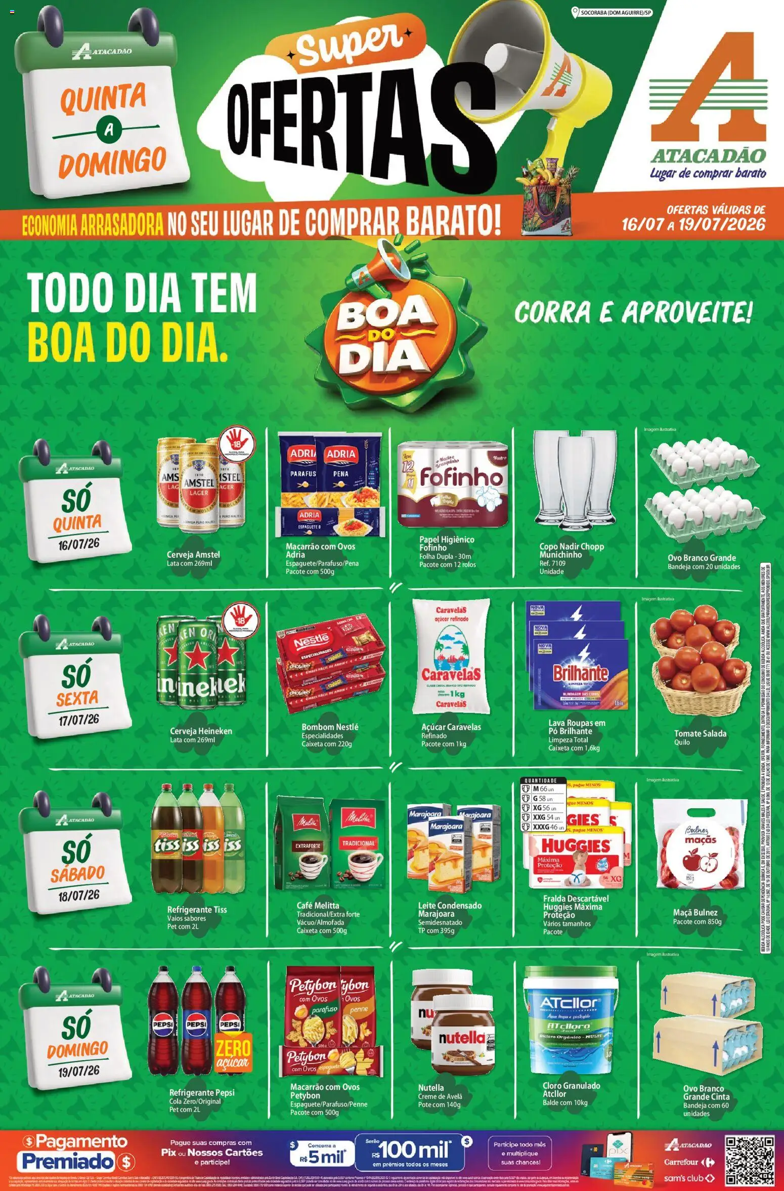 Pré-Visualização do folheto "Atacadão ofertas - SP" da loja Atacadão válido a partir de 16/07/2026