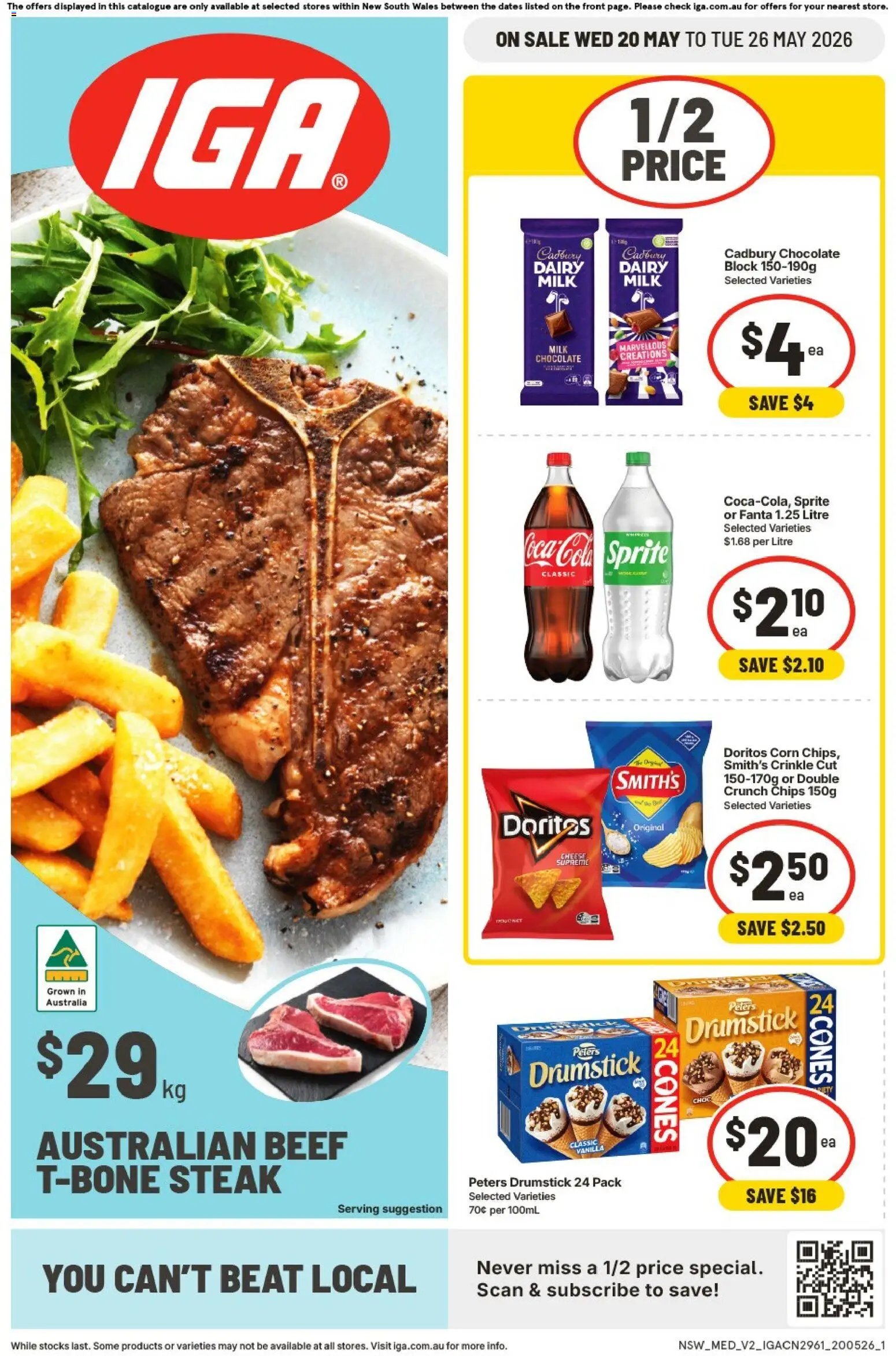 Preview of catalogue IGA catalogue NSW Medium V2 from shop IGA valid 20/05/2026