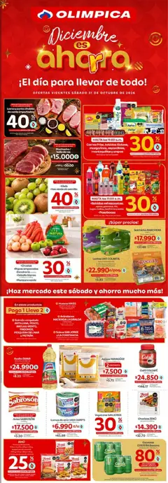  Vista previa del prospecto Olímpica catálogo Súper ofertas del almacen Olímpica válida del 31/10/2026 al 31/10/2026