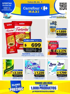 Vista previa del folleto de la tienda Carrefour Maxi válido desde el 11/09/2026 