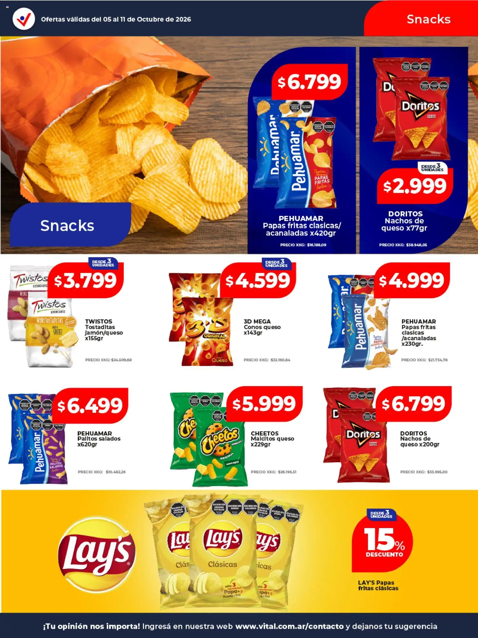 Vista previa del folleto de la tienda Vital válido desde el 05/10/2026 