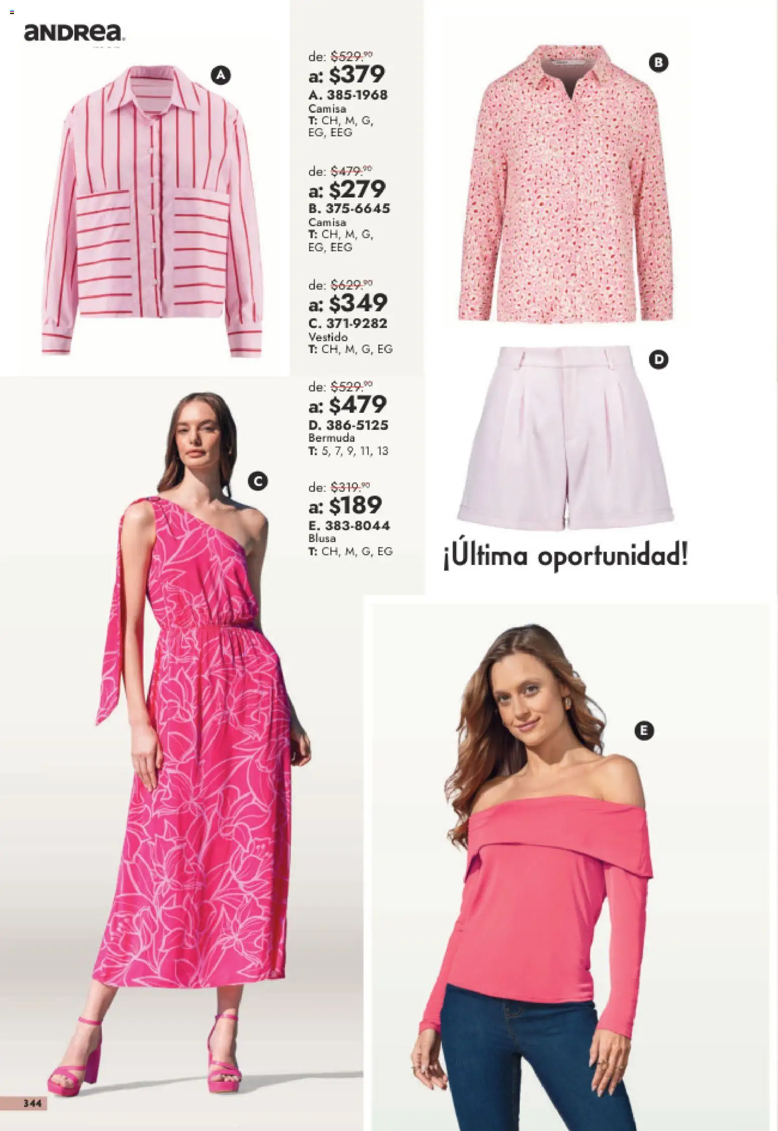 Vista previa las ofertas de la tienda Andrea - Andrea catálogo Outlet desde el 26/07/2026 